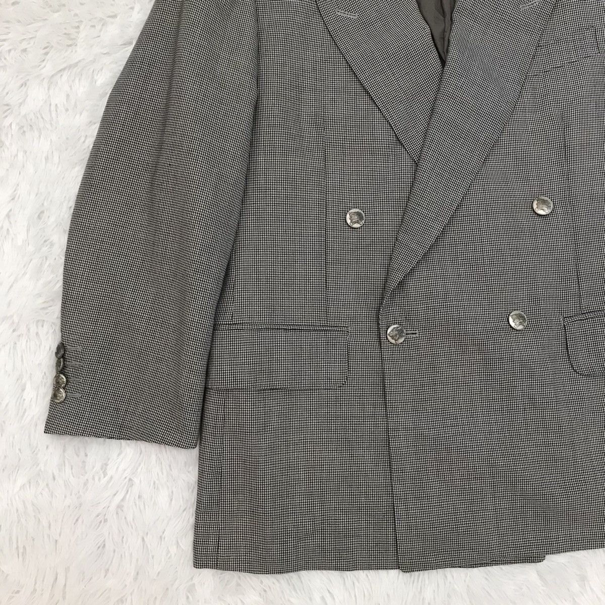 Burberry Burberrys Silk & Kid Mohair Double Breast Jacket Coat Size US M / EU 48-50 / 2 - 6 Thumbnail