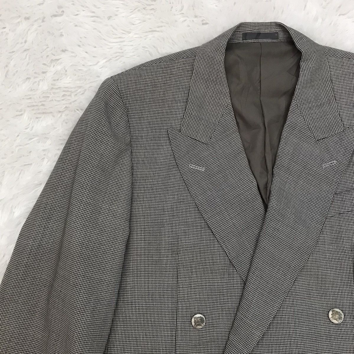 Burberry Burberrys Silk & Kid Mohair Double Breast Jacket Coat Size US M / EU 48-50 / 2 - 3 Thumbnail