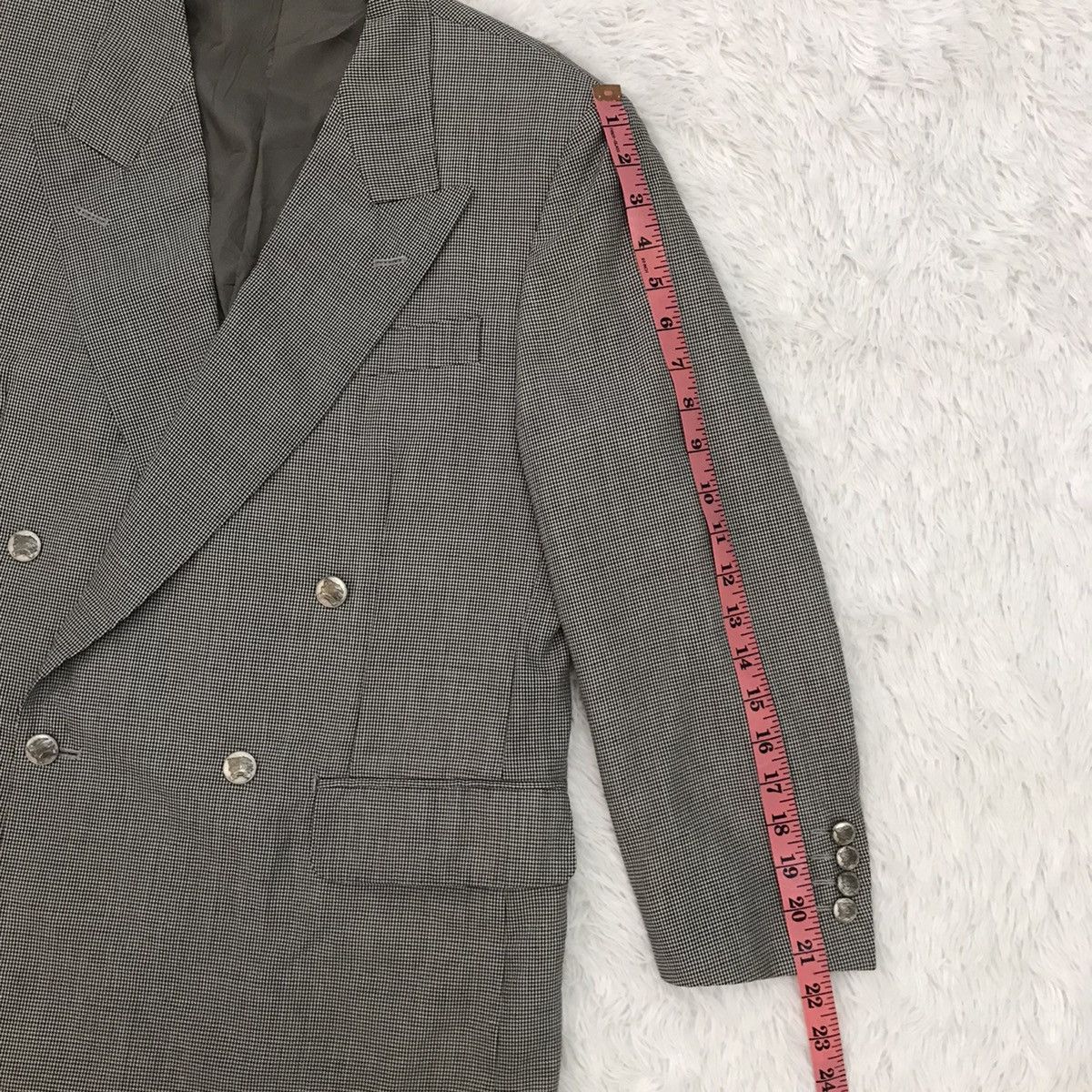 Burberry Burberrys Silk & Kid Mohair Double Breast Jacket Coat Size US M / EU 48-50 / 2 - 25 Thumbnail