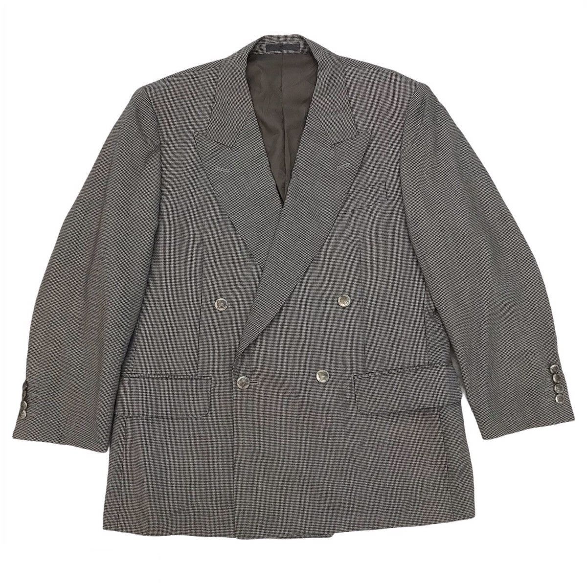 Burberry Burberrys Silk & Kid Mohair Double Breast Jacket Coat Size US M / EU 48-50 / 2 - 1 Thumbnail