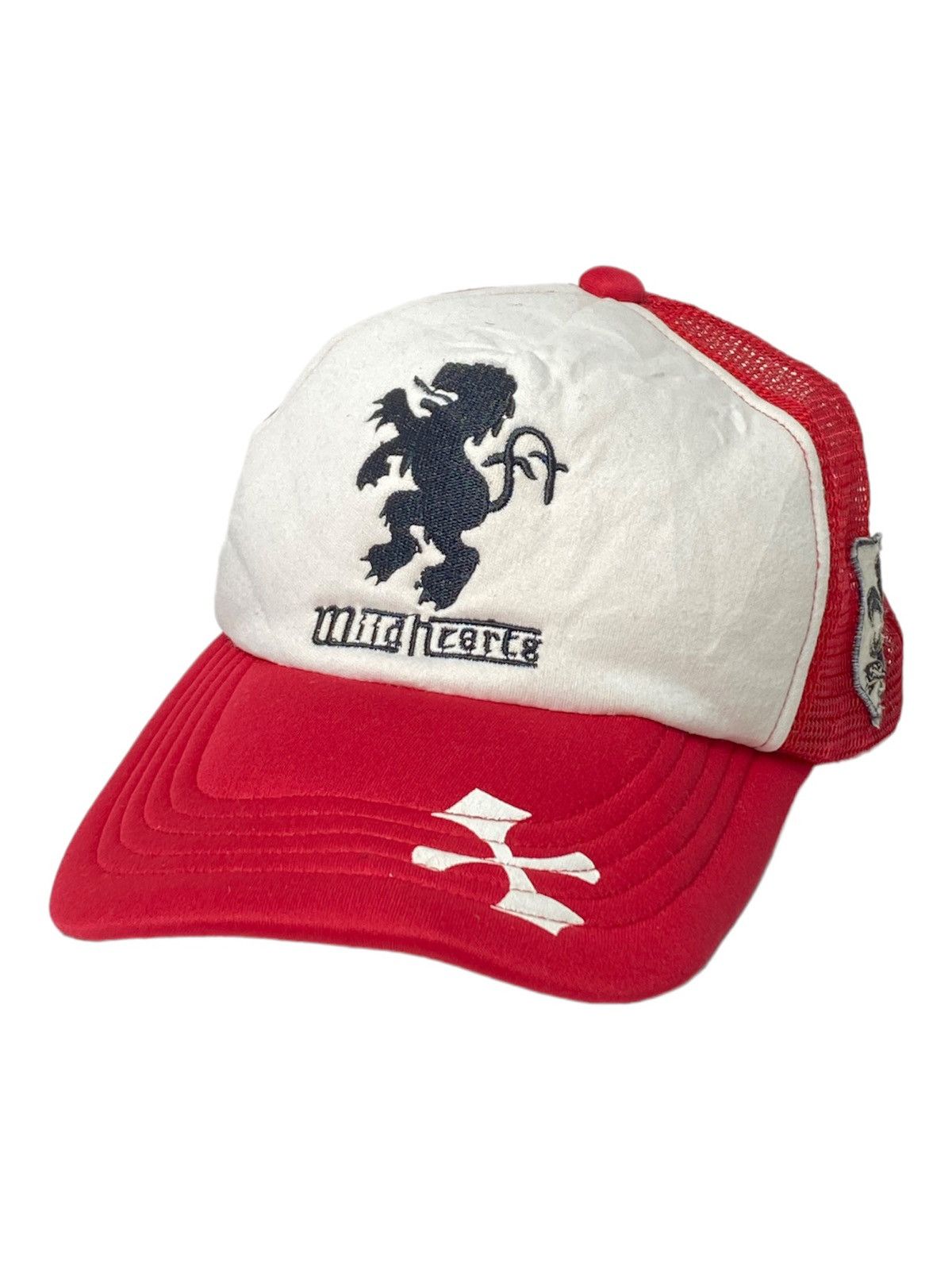 Japanese Brand × Vintage Vintage Mild Hearts Wing Chrome Crest Trucker / Travis Scott Size ONE SIZE - 1 Thumbnail