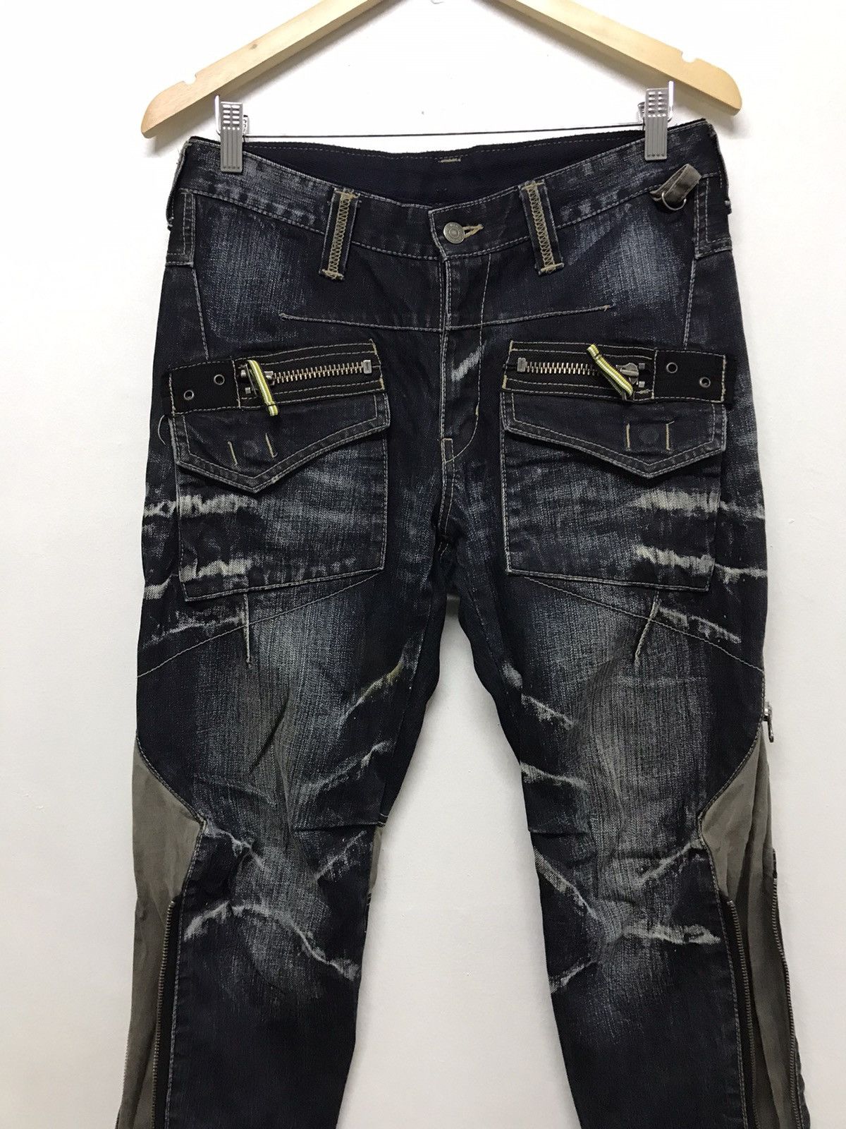 Japanese Brand Vintage PPFM Bondage Punk Rock Denim Like LGB Size US 32 / EU 48 - 9 Thumbnail