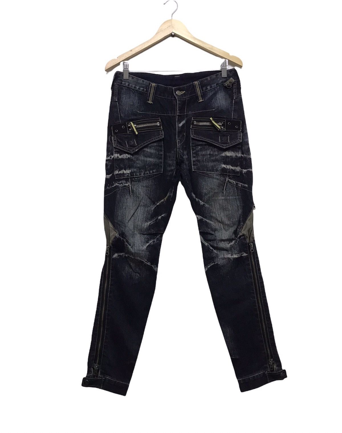 Japanese Brand Vintage PPFM Bondage Punk Rock Denim Like LGB Size US 32 / EU 48 - 2 Thumbnail