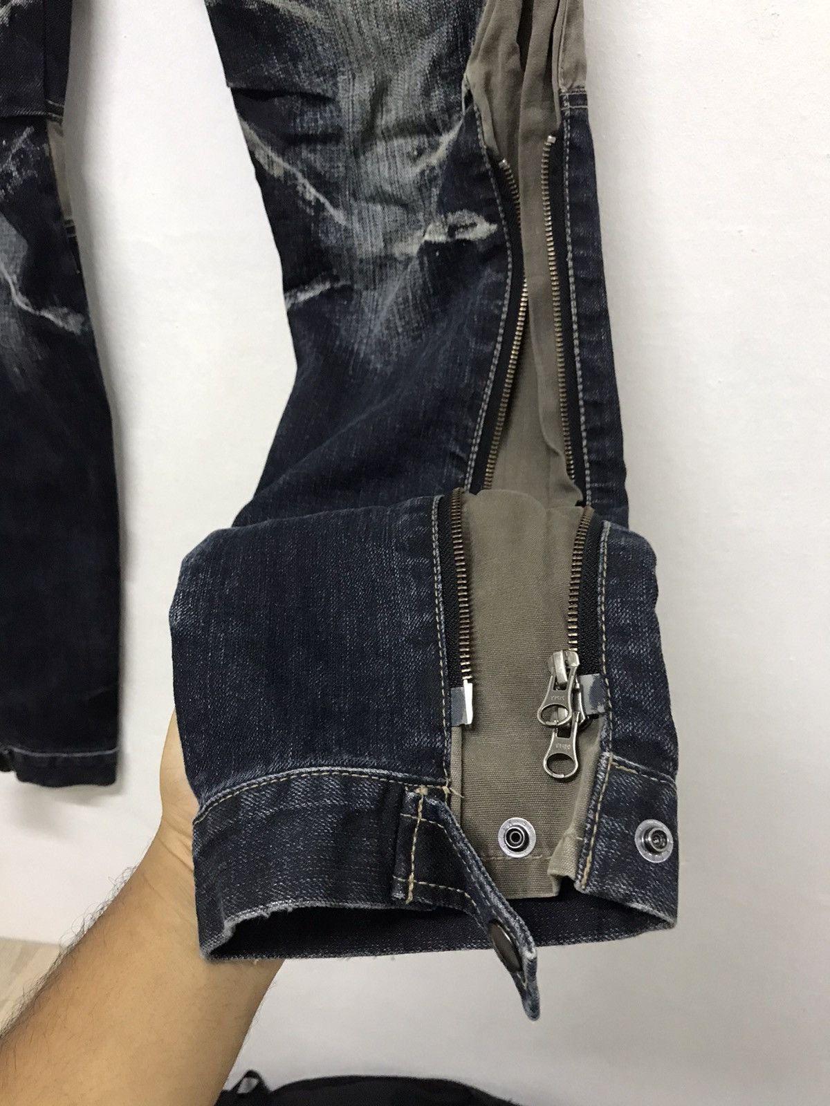 Japanese Brand Vintage PPFM Bondage Punk Rock Denim Like LGB Size US 32 / EU 48 - 7 Thumbnail