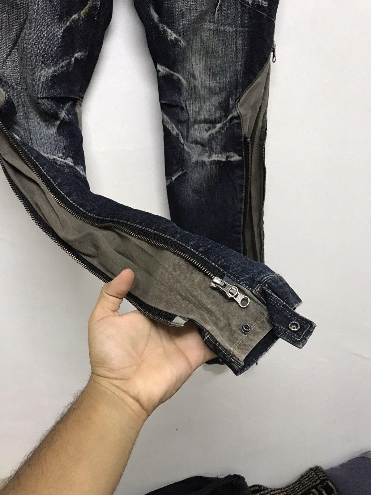 Japanese Brand Vintage PPFM Bondage Punk Rock Denim Like LGB Size US 32 / EU 48 - 8 Thumbnail