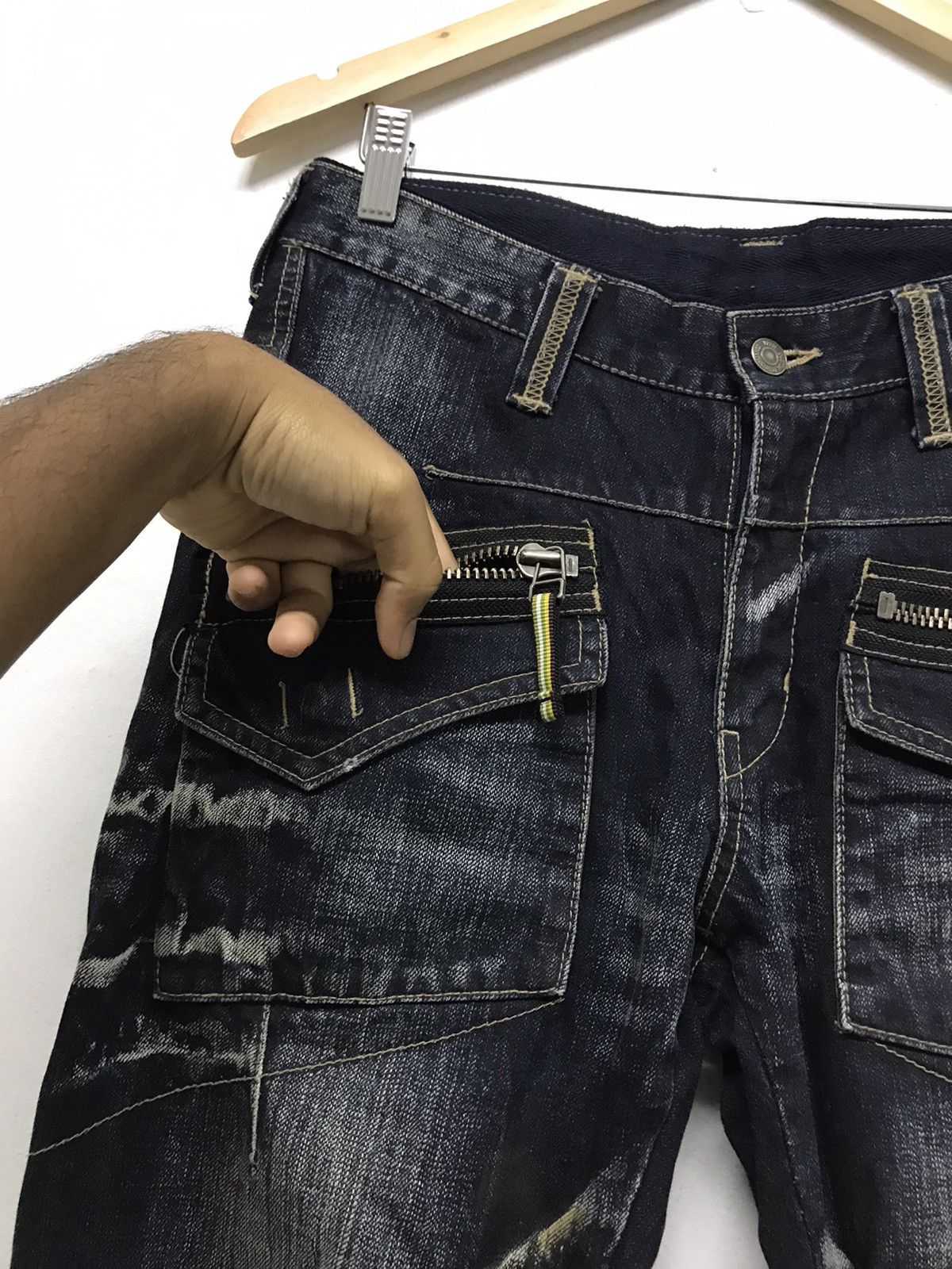Japanese Brand Vintage PPFM Bondage Punk Rock Denim Like LGB Size US 32 / EU 48 - 10 Thumbnail