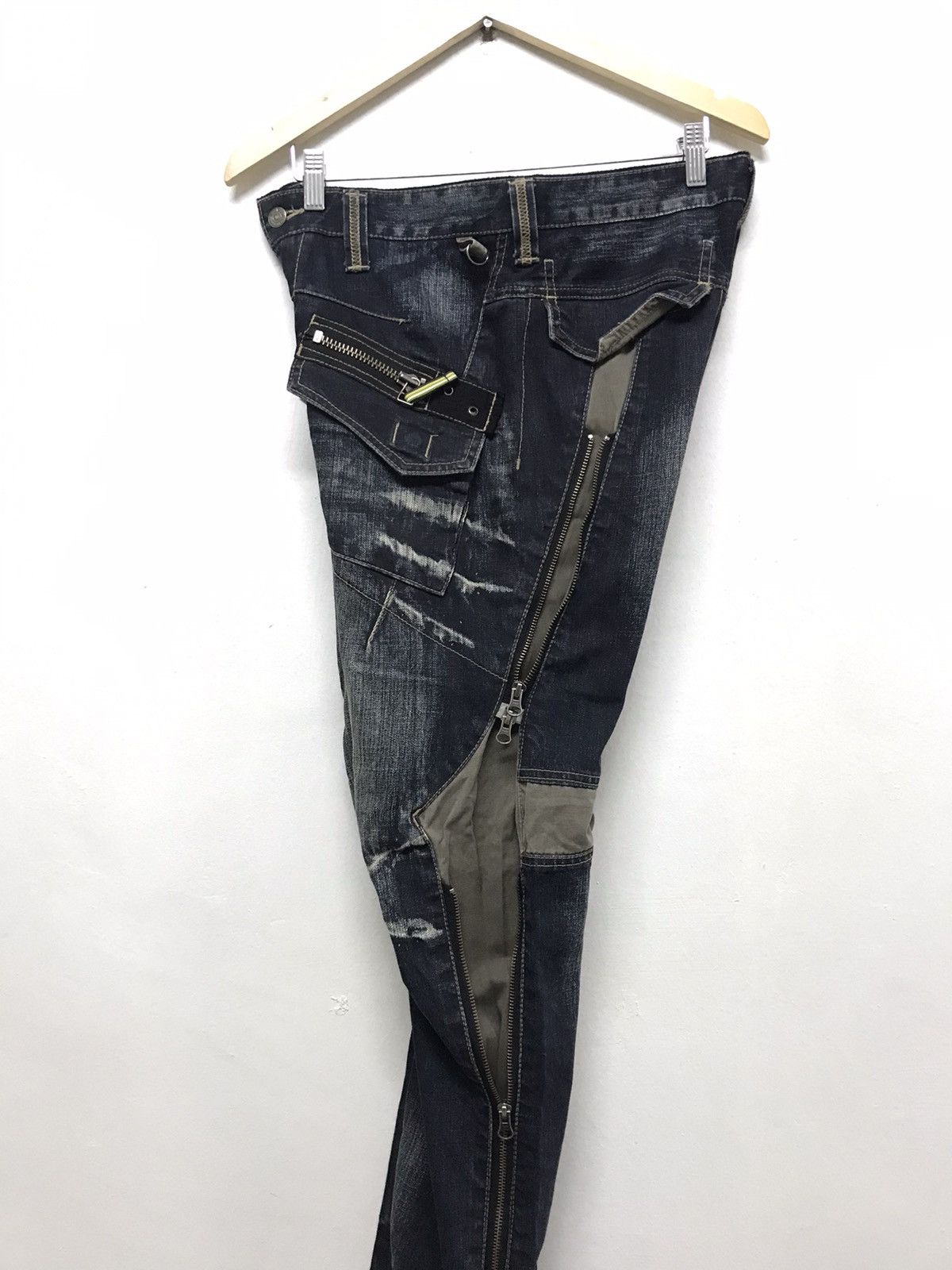 Japanese Brand Vintage PPFM Bondage Punk Rock Denim Like LGB Size US 32 / EU 48 - 17 Thumbnail