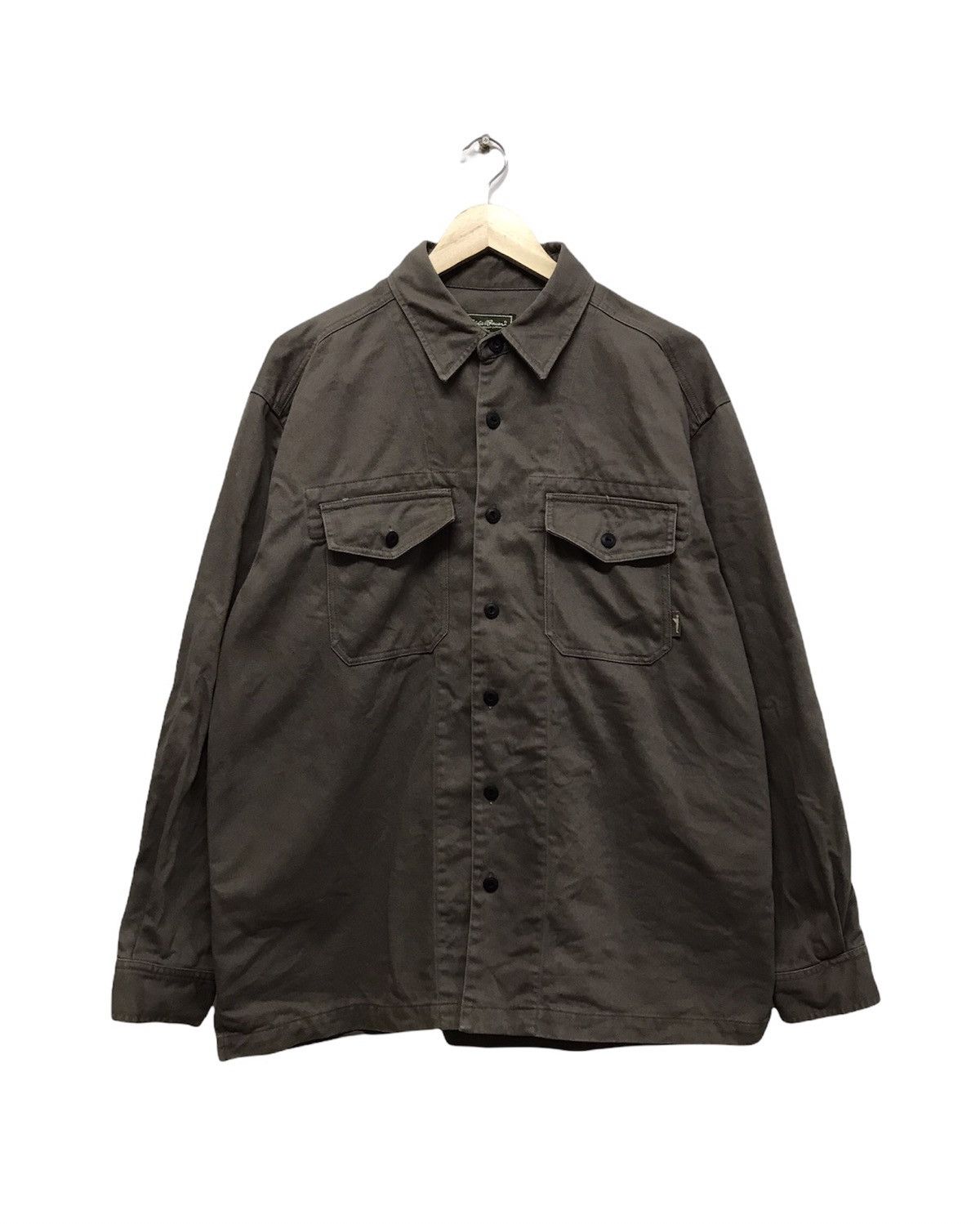 Eddie Bauer Vintage Eddie Bauer Chore Work Button Up Shirt Size US L / EU 52-54 / 3 - 1 Thumbnail