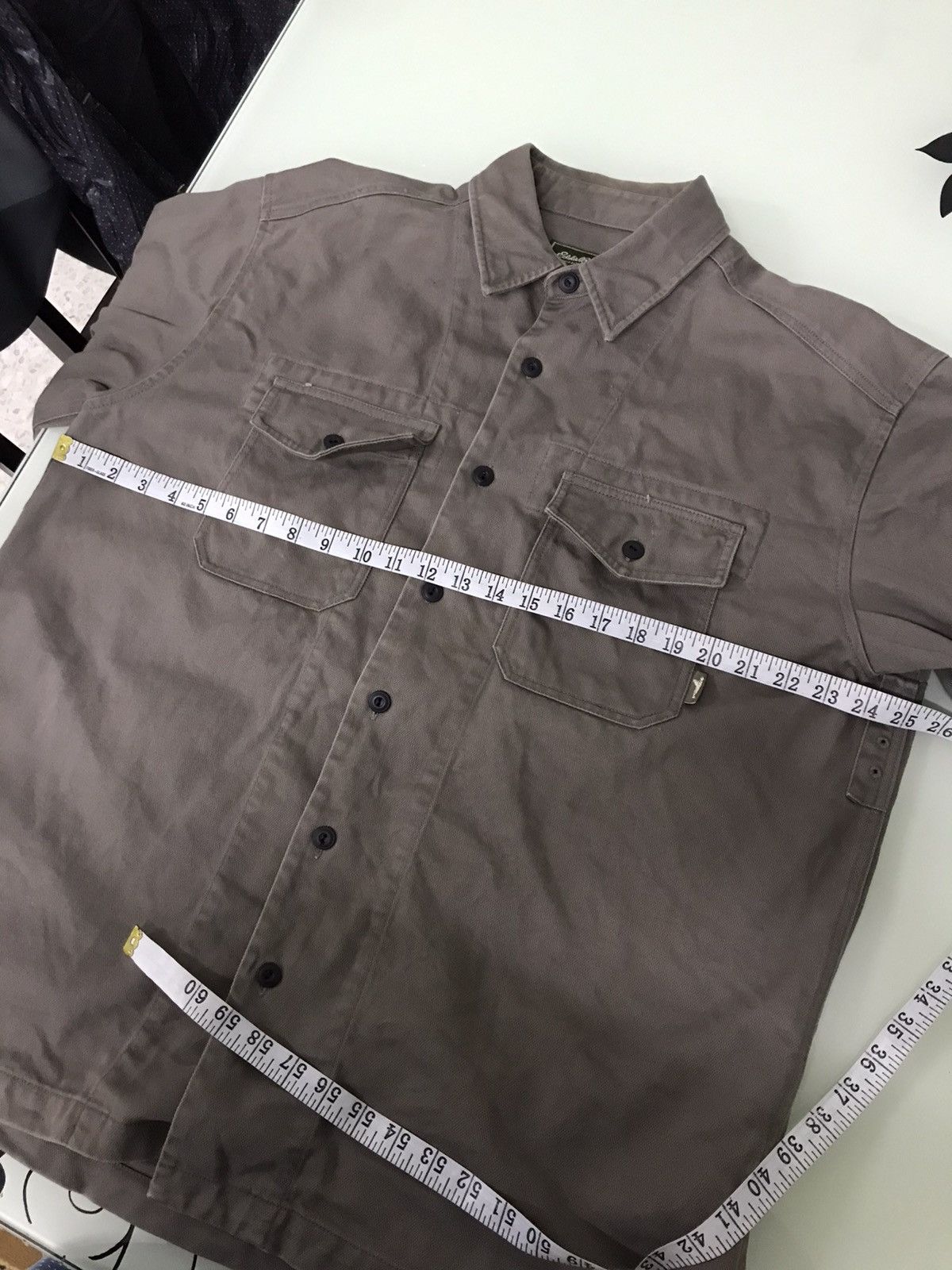 Eddie Bauer Vintage Eddie Bauer Chore Work Button Up Shirt Size US L / EU 52-54 / 3 - 15 Thumbnail
