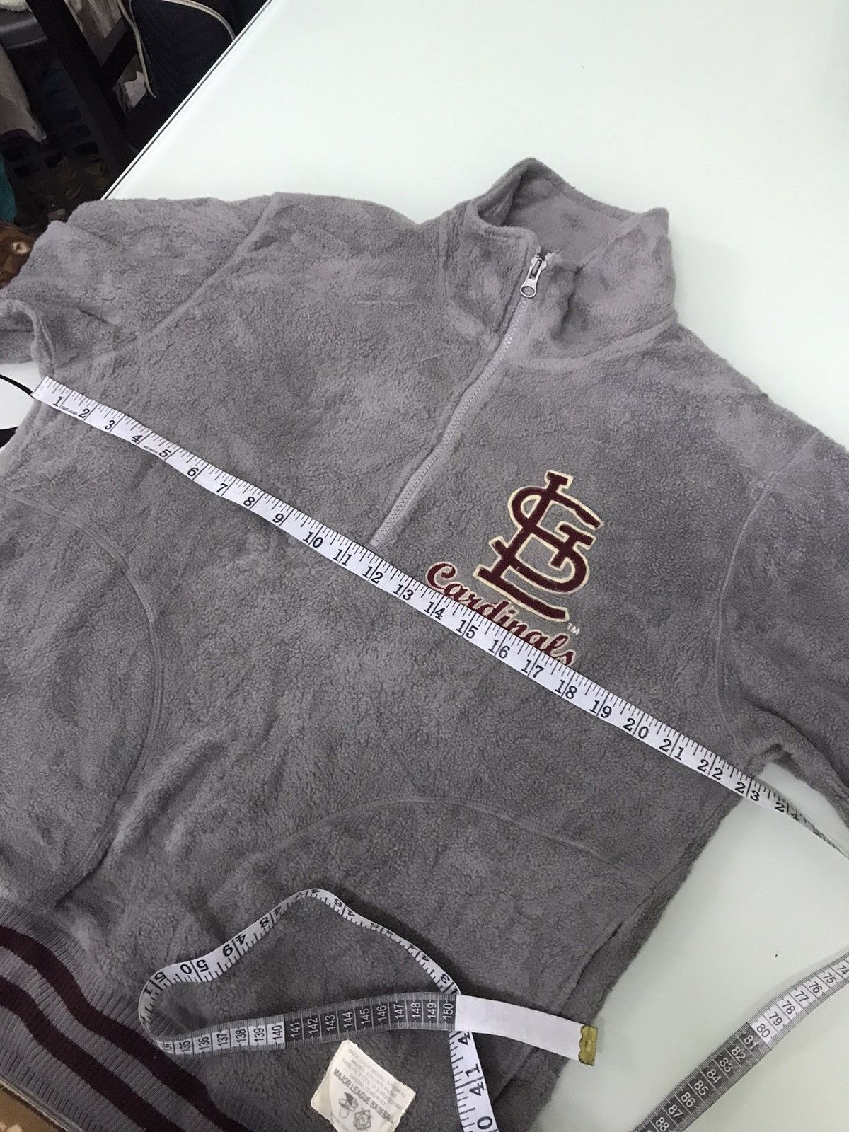 Japanese Brand Vintage Uniqlo x St. Louis Cardinals Fleece Sweatshirt Size US XL / EU 56 / 4 - 14 Thumbnail