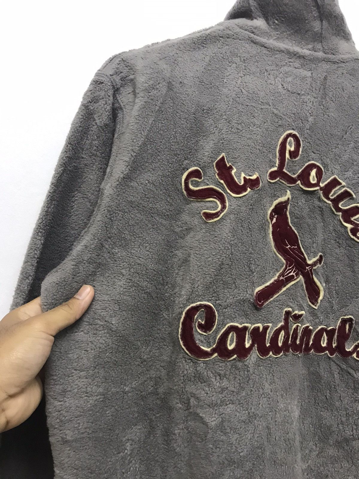 Japanese Brand Vintage Uniqlo x St. Louis Cardinals Fleece Sweatshirt Size US XL / EU 56 / 4 - 6 Thumbnail