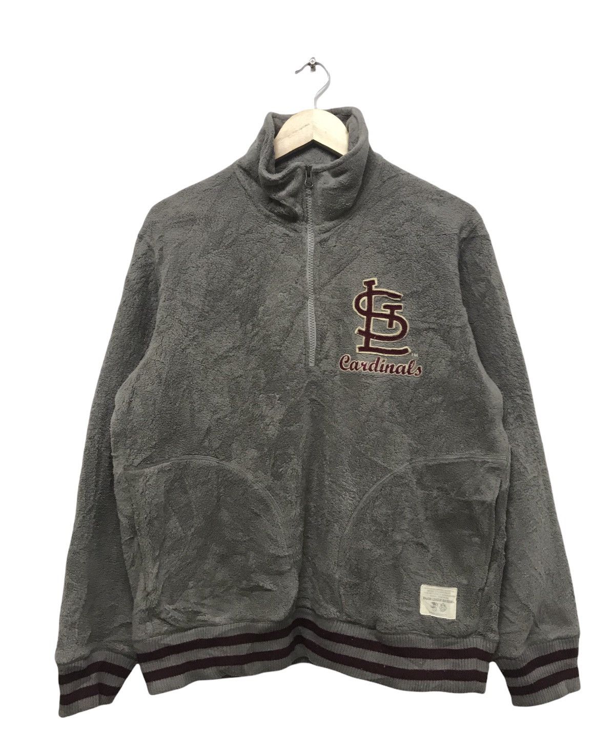 Japanese Brand Vintage Uniqlo x St. Louis Cardinals Fleece Sweatshirt Size US XL / EU 56 / 4 - 2 Thumbnail