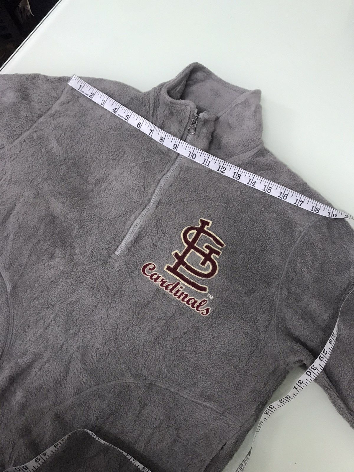 Japanese Brand Vintage Uniqlo x St. Louis Cardinals Fleece Sweatshirt Size US XL / EU 56 / 4 - 17 Thumbnail