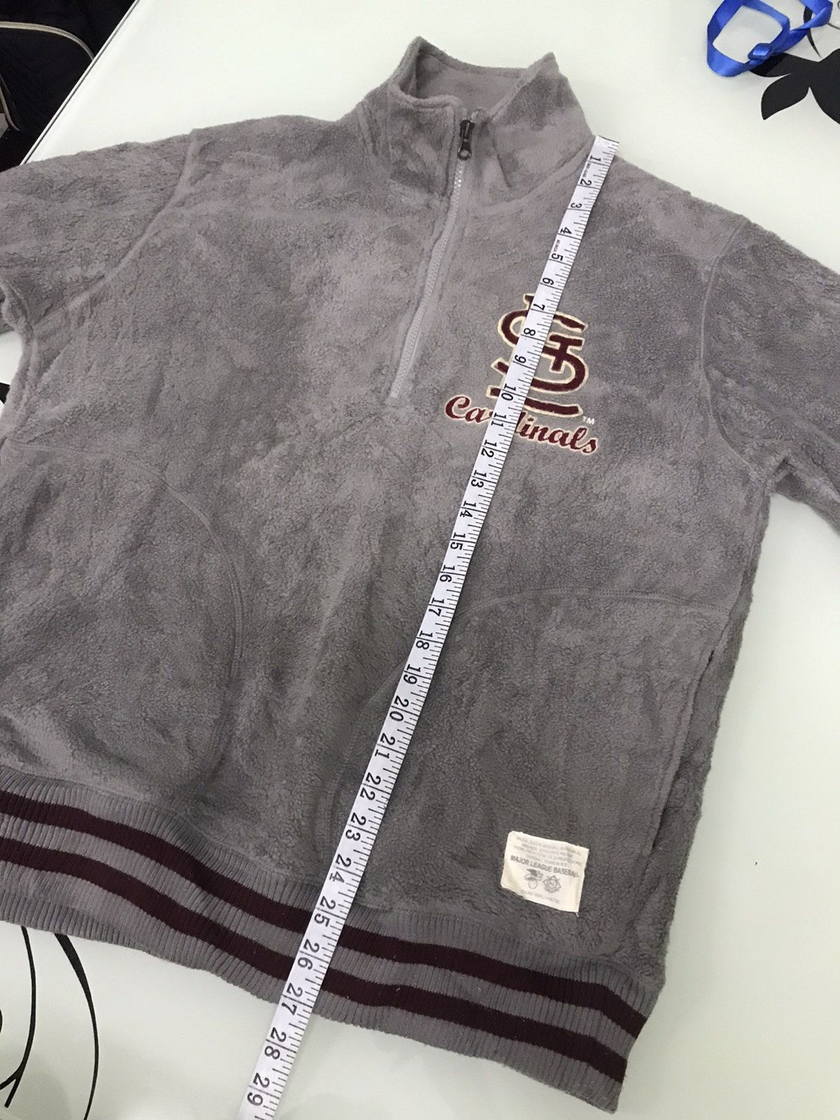 Japanese Brand Vintage Uniqlo x St. Louis Cardinals Fleece Sweatshirt Size US XL / EU 56 / 4 - 15 Thumbnail