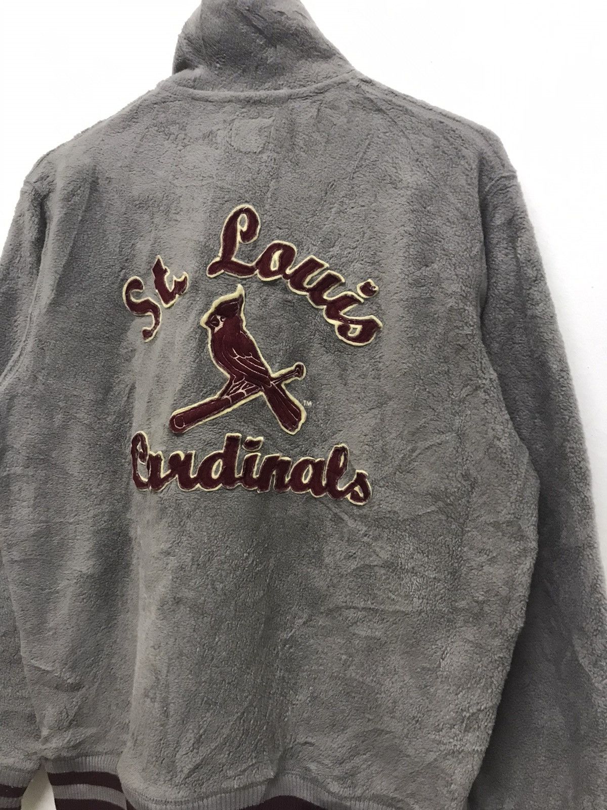 Japanese Brand Vintage Uniqlo x St. Louis Cardinals Fleece Sweatshirt Size US XL / EU 56 / 4 - 7 Thumbnail