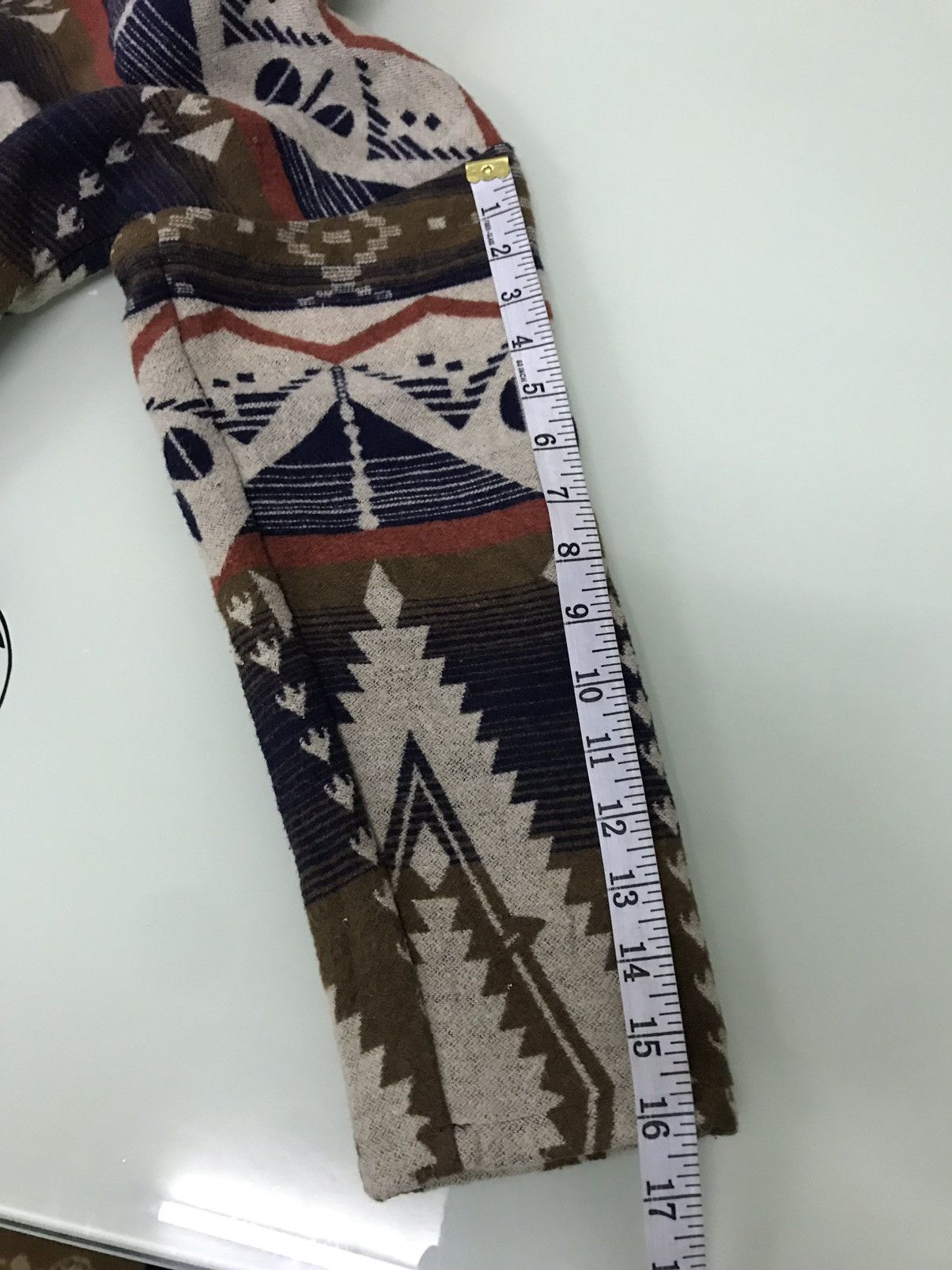 Japanese Brand Nice! Radarista Navajo Wool Long Jacket Size US XL / EU 56 / 4 - 19 Thumbnail
