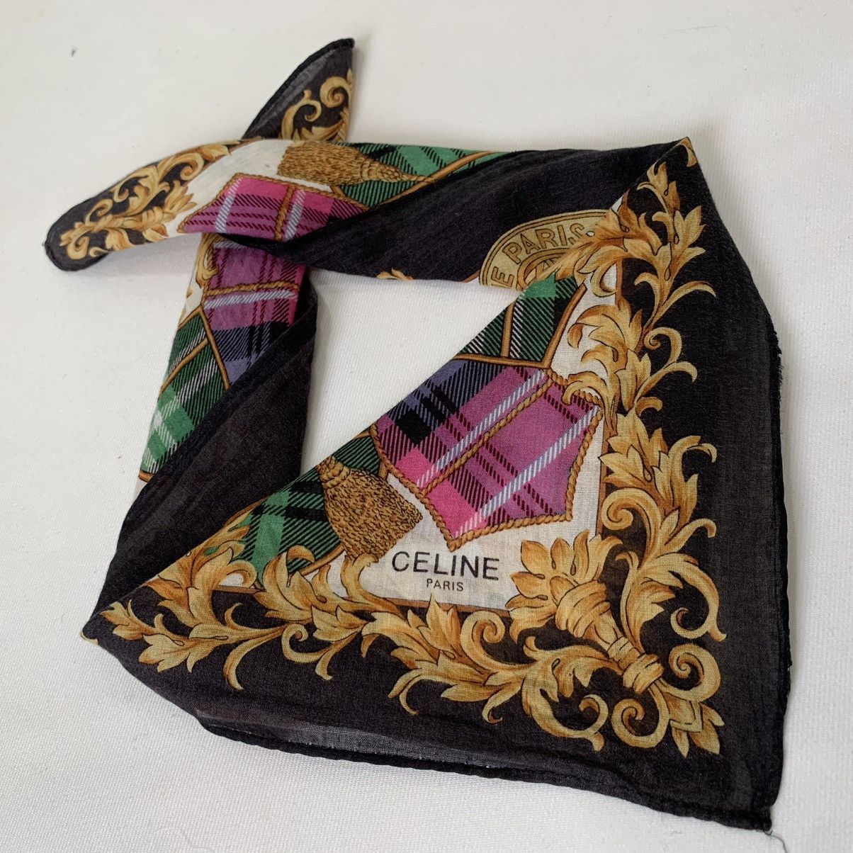 Celine CELINE handkerchief neckerchief turban headband bandana Size ONE SIZE - 1 Thumbnail