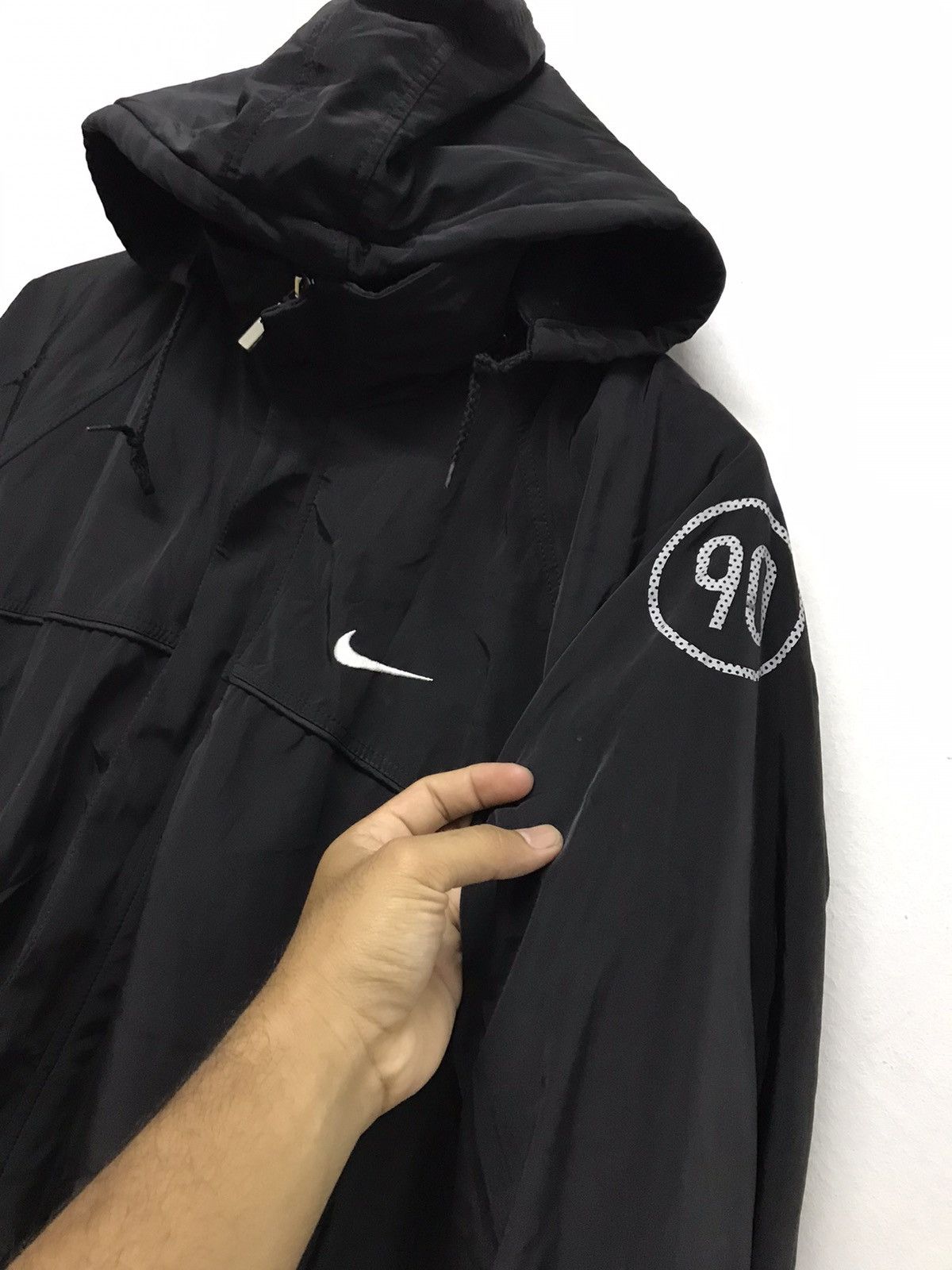 Nike Vintage Nike Total 90 Inner Fleece Jacket Hoodie Size US L / EU 52-54 / 3 - 7 Thumbnail