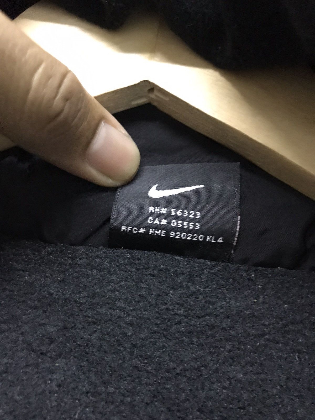 Nike Vintage Nike Total 90 Inner Fleece Jacket Hoodie Size US L / EU 52-54 / 3 - 13 Thumbnail