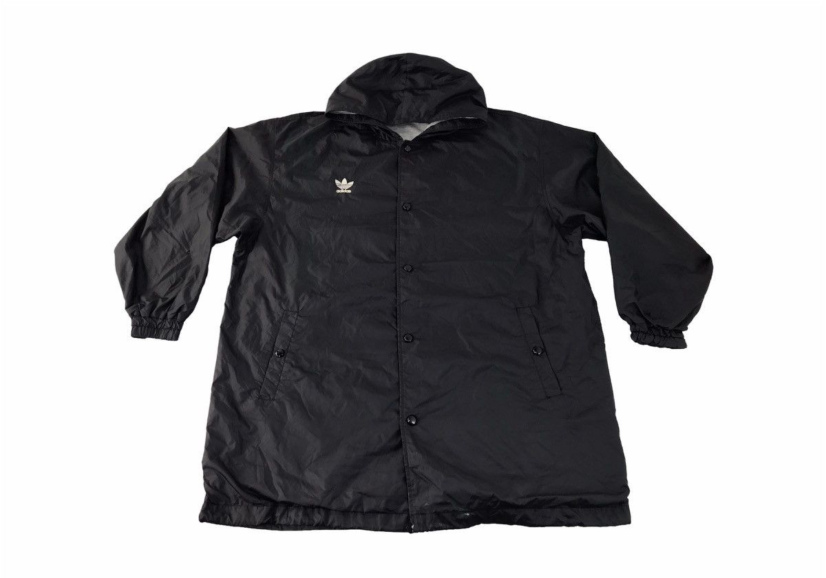Adidas 90s Adidas Trifoil Trikot Coach Parka Quilted Inner Jacket Size US XXL / EU 58 / 5 - 2 Thumbnail