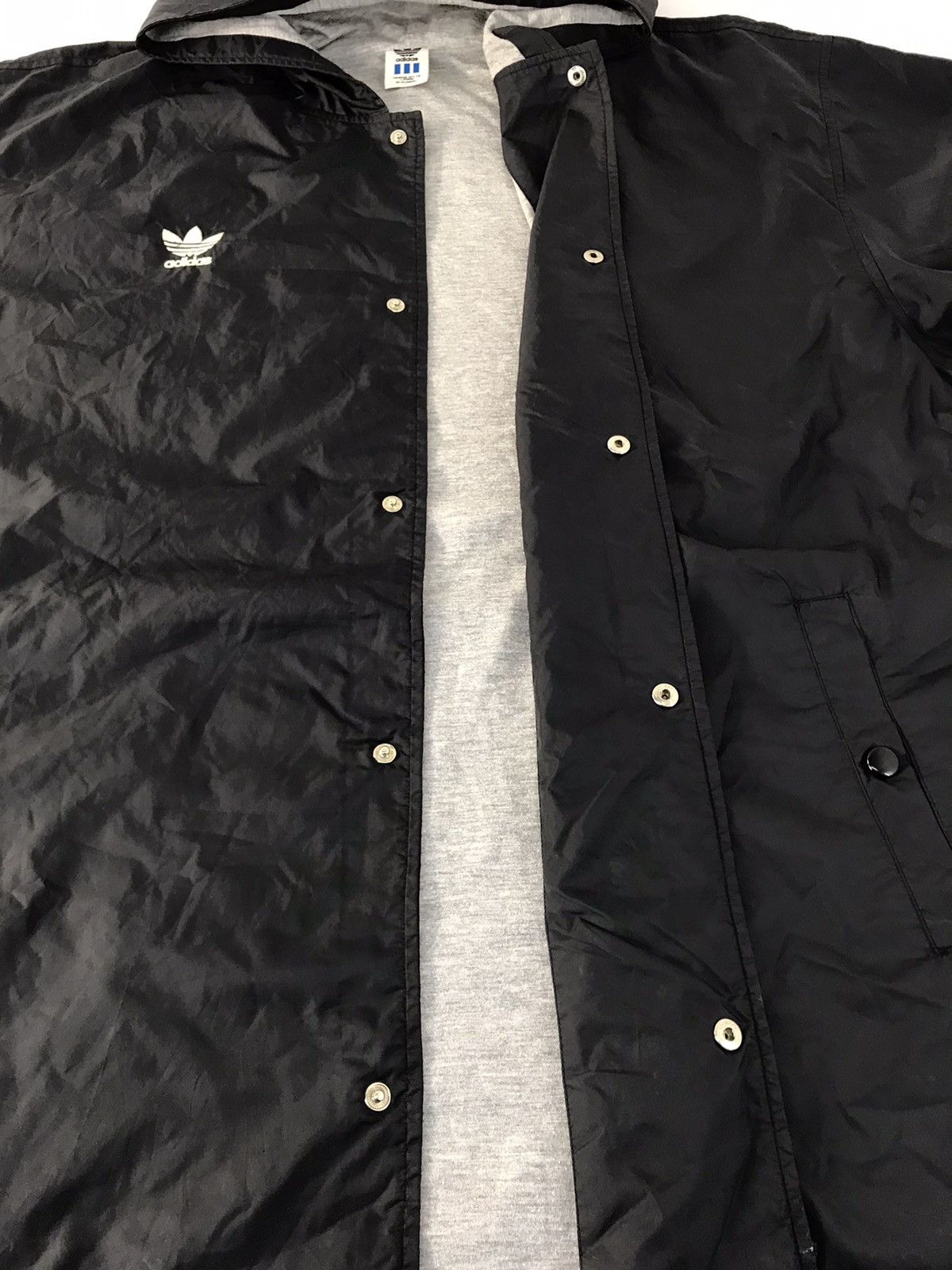 Adidas 90s Adidas Trifoil Trikot Coach Parka Quilted Inner Jacket Size US XXL / EU 58 / 5 - 5 Thumbnail