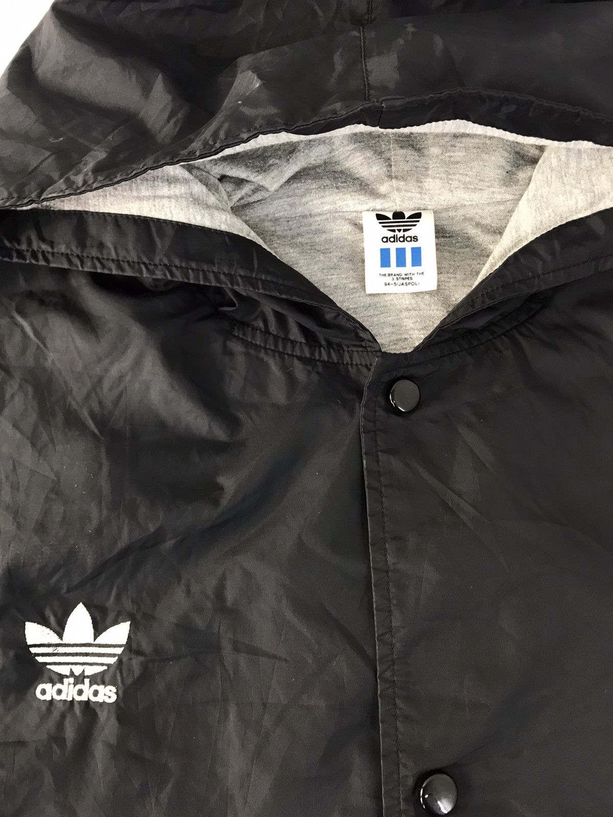 Adidas 90s Adidas Trifoil Trikot Coach Parka Quilted Inner Jacket Size US XXL / EU 58 / 5 - 3 Thumbnail