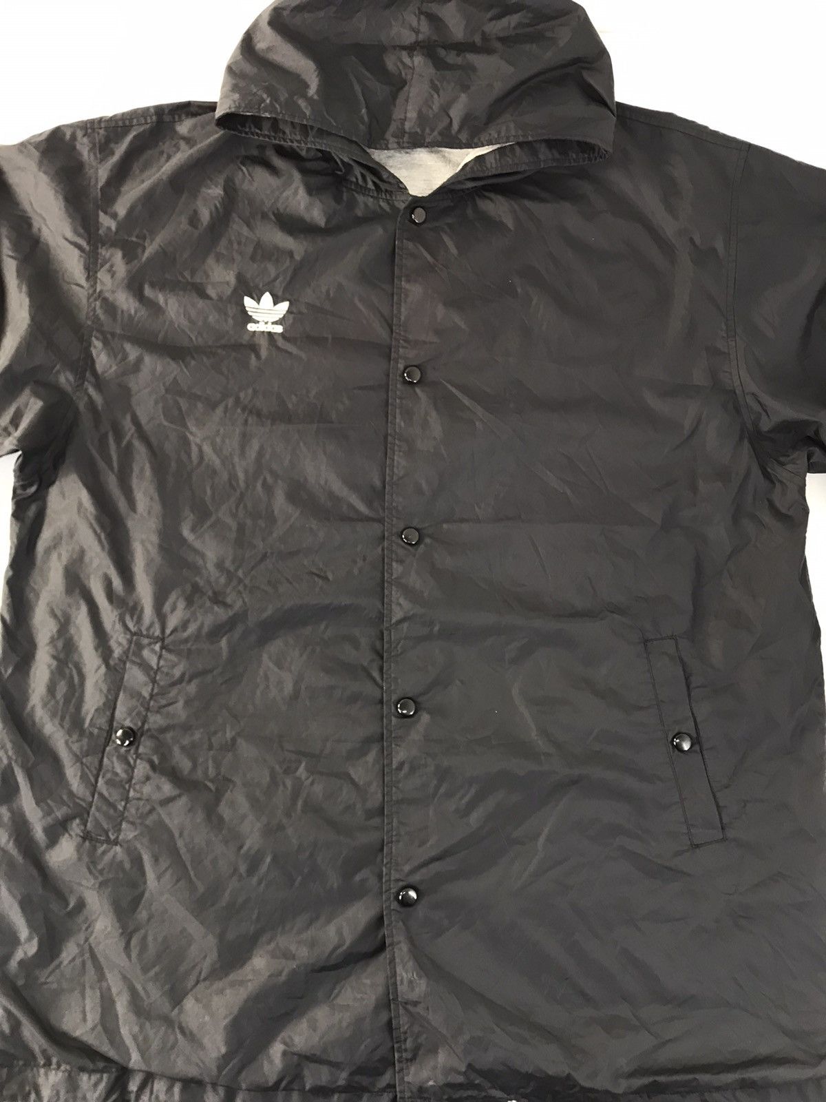 Adidas 90s Adidas Trifoil Trikot Coach Parka Quilted Inner Jacket Size US XXL / EU 58 / 5 - 4 Thumbnail