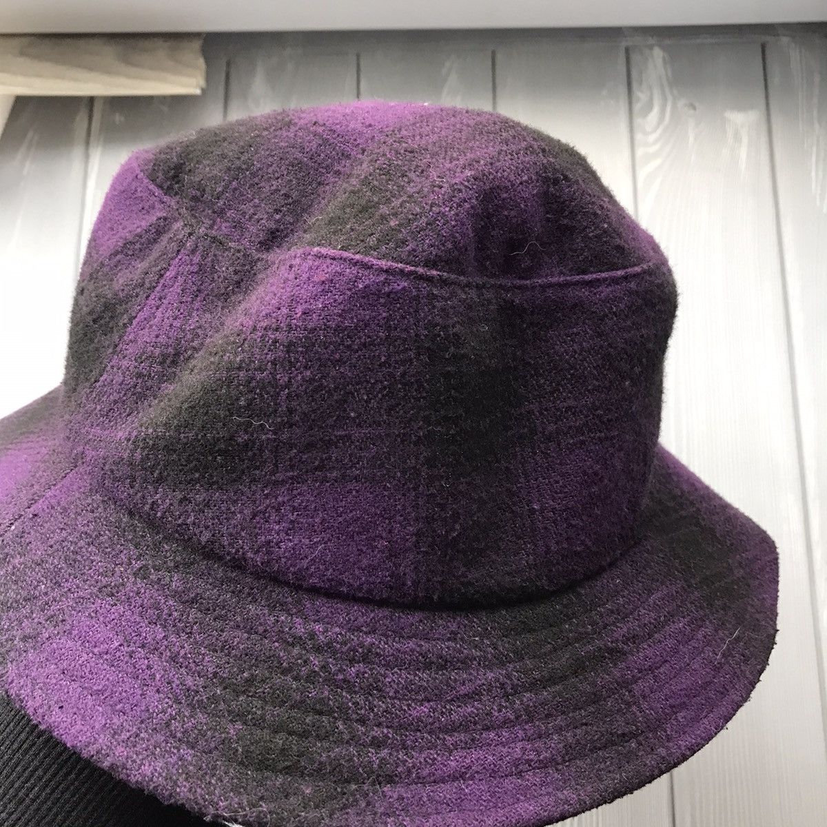 Stussy Vintage Stussy Wool Bucket Hat Purple/Black Cap Size ONE SIZE - 4 Thumbnail