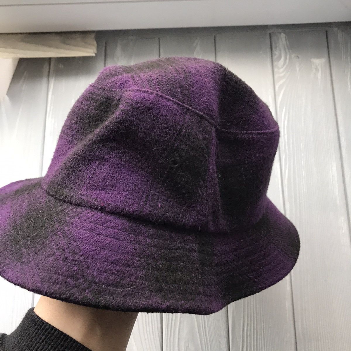 Stussy Vintage Stussy Wool Bucket Hat Purple/Black Cap Size ONE SIZE - 5 Thumbnail
