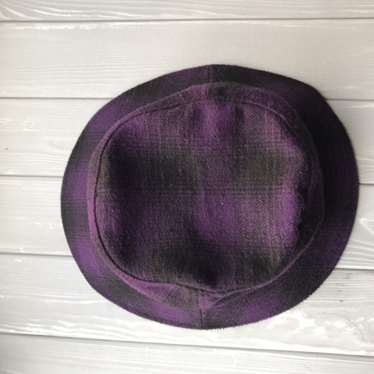 Stussy Vintage Stussy Wool Bucket Hat Purple/Black Cap Size ONE SIZE - 2 Thumbnail