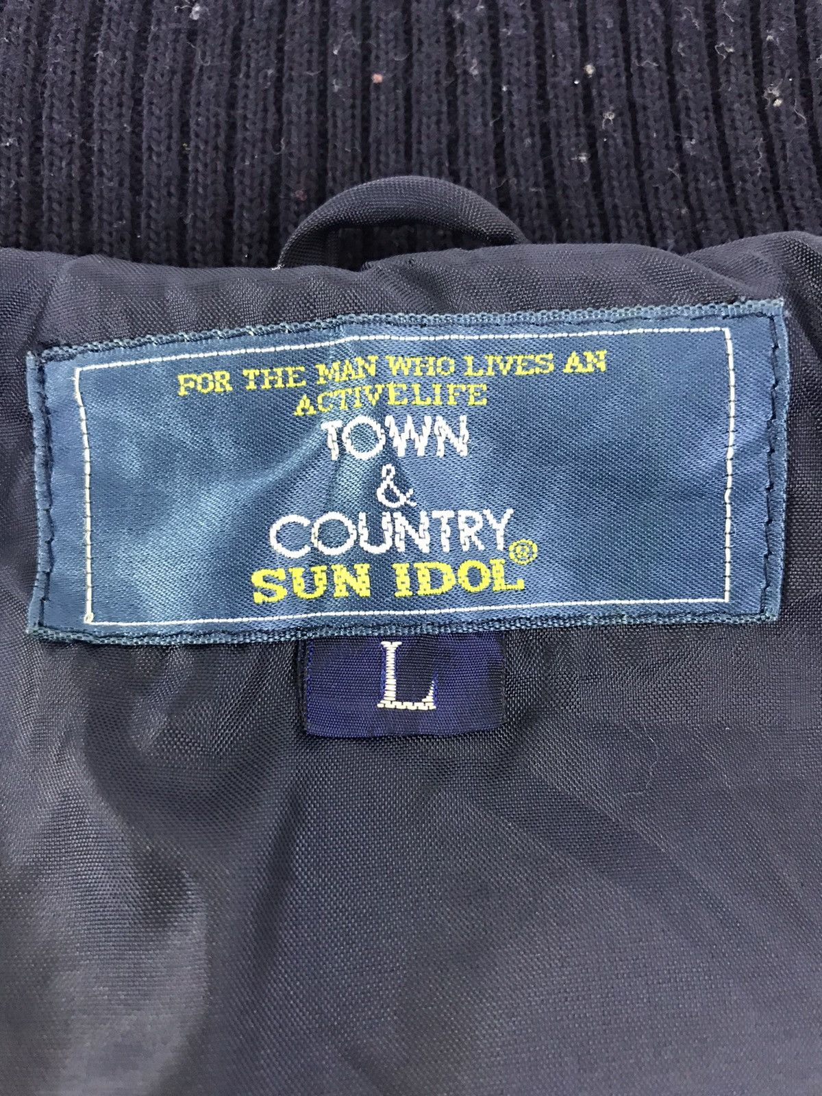 Vintage Vintage 90s Town & Country Sun Idol Simple Varsity Jacket Size US M / EU 48-50 / 2 - 6 Thumbnail