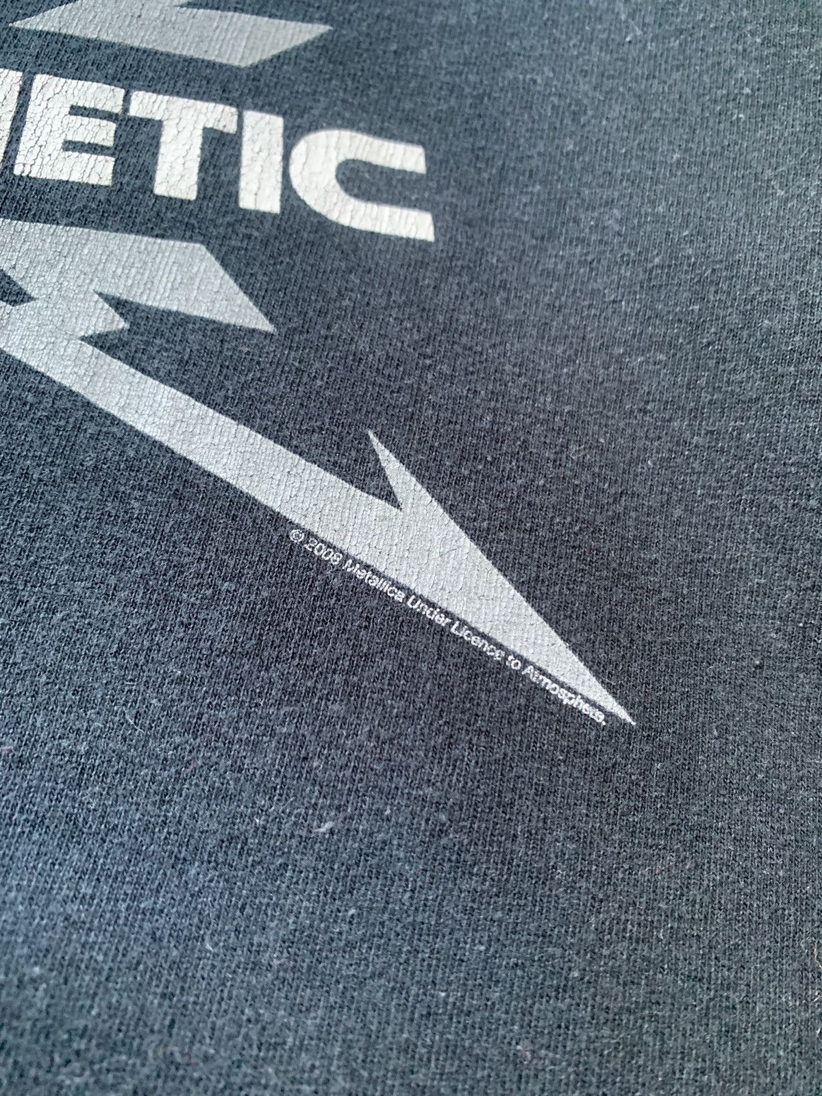 Band Tees Vintage 2008 Metallica Death Magnetic (Iron Maiden Black) Size US S / EU 44-46 / 1 - 3 Thumbnail