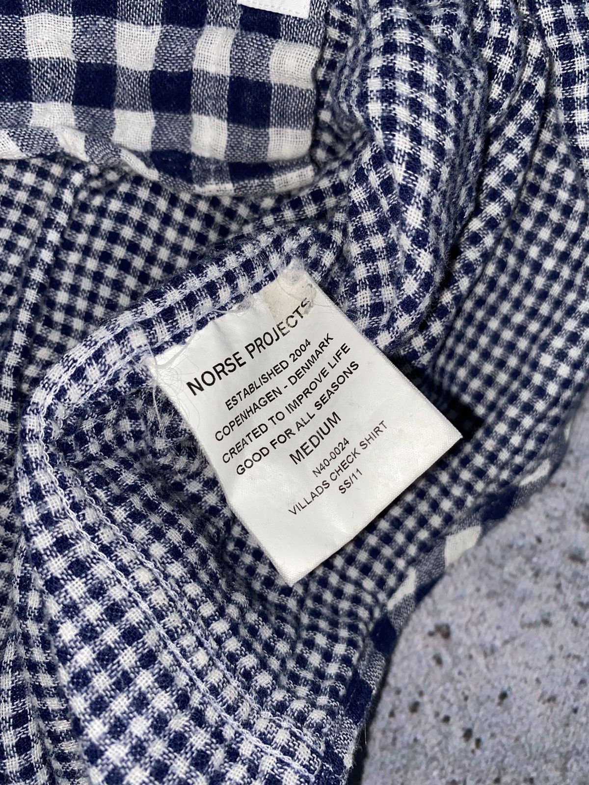 Norse Projects Norse Projects checkered shirt Size US M / EU 48-50 / 2 - 8 Thumbnail