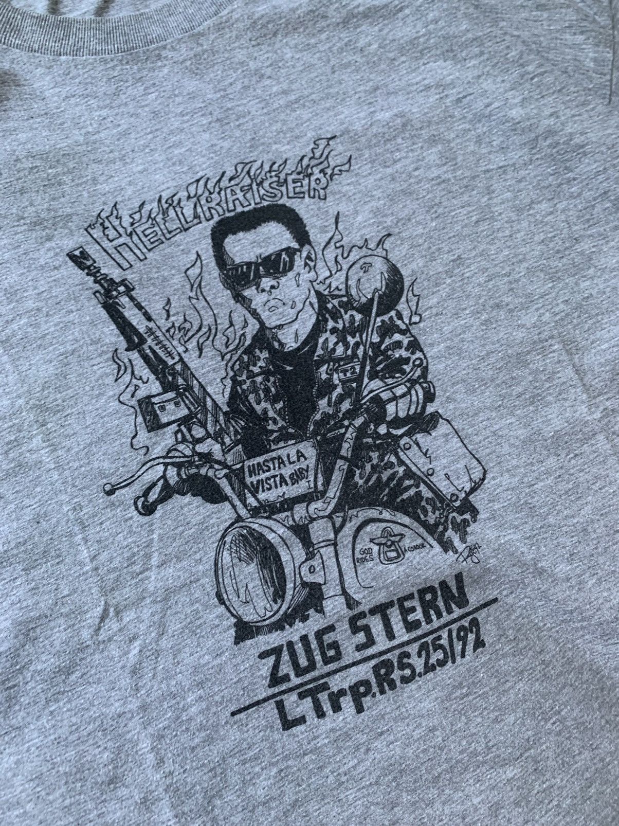 Vintage Rare Vintage 1992 Terminator Hasta La Vista Baby Hellraiser Size US XL / EU 56 / 4 - 3 Thumbnail