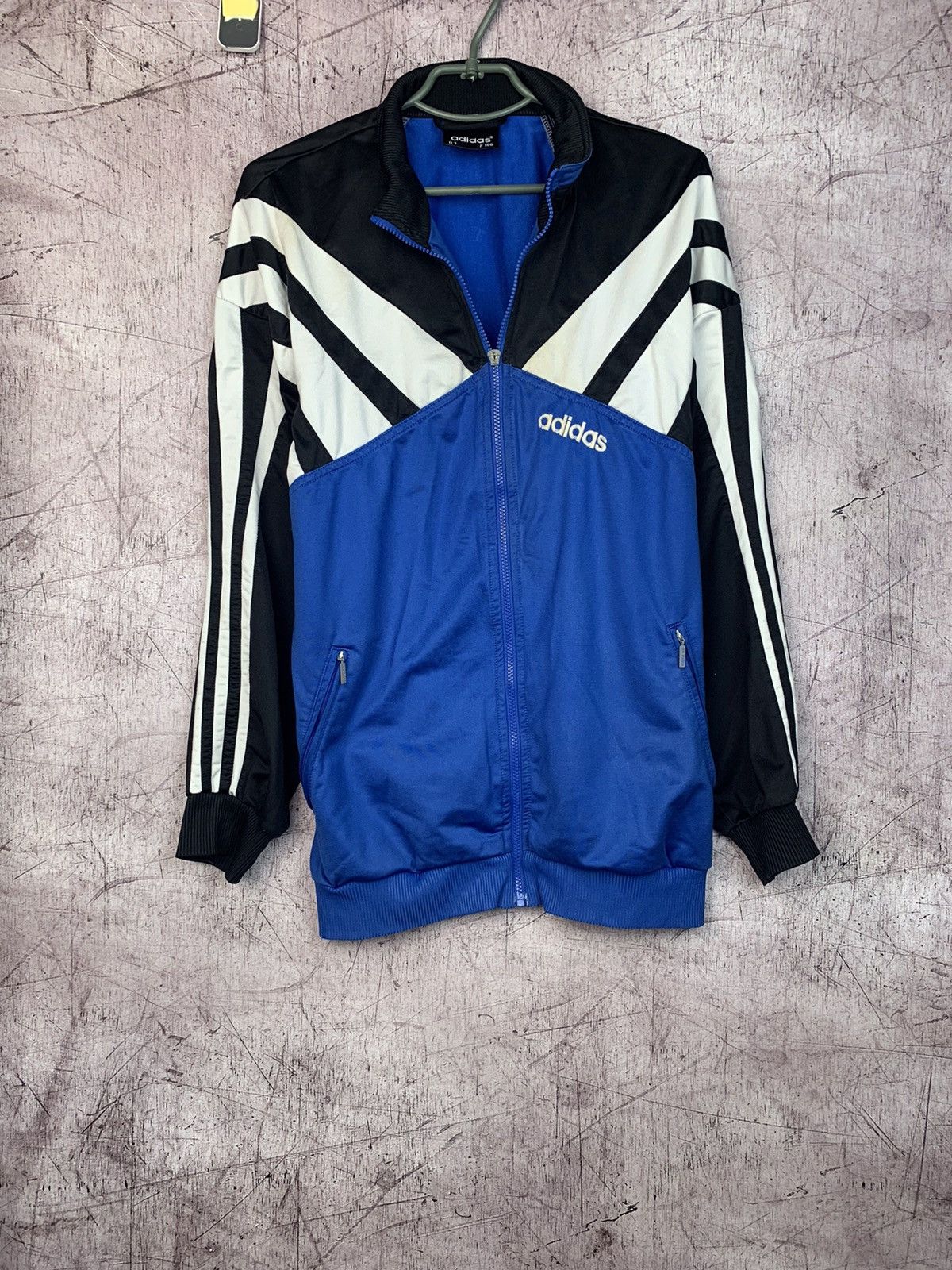 Adidas × Vintage Adidas 90s Vintage Mens Track Top Jacket Size US L / EU 52-54 / 3 - 1 Thumbnail
