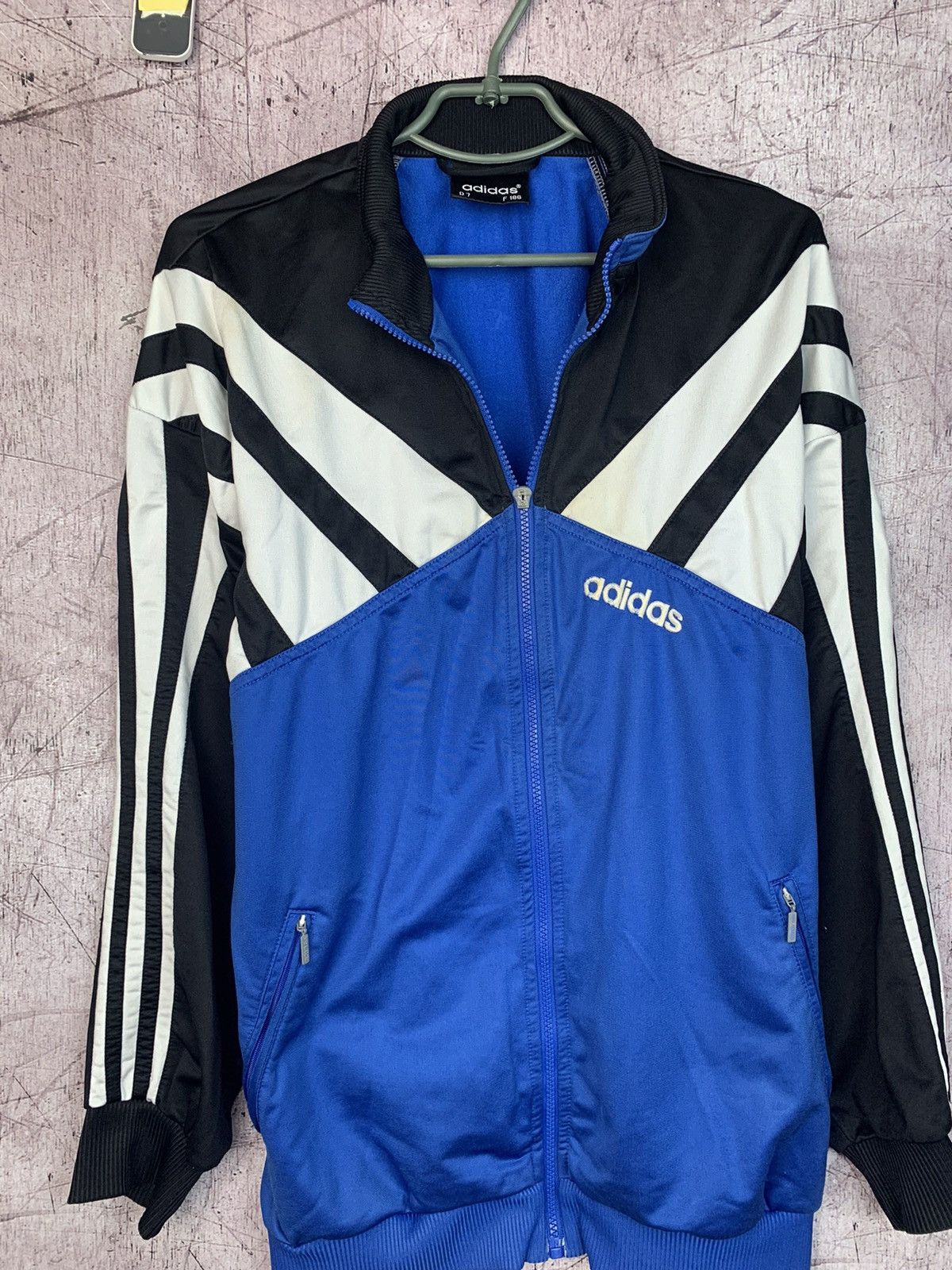 Adidas × Vintage Adidas 90s Vintage Mens Track Top Jacket Size US L / EU 52-54 / 3 - 2 Thumbnail