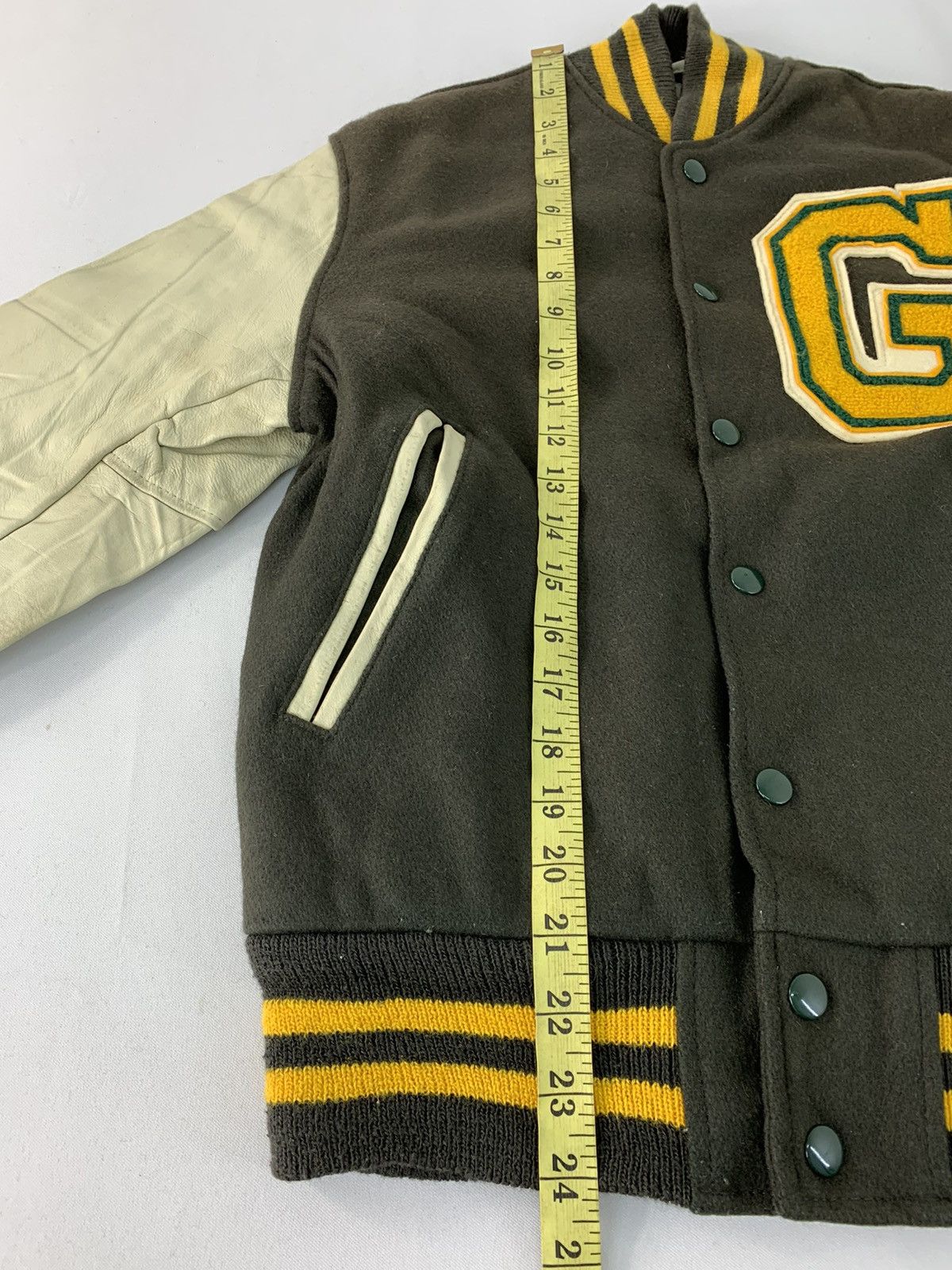 Golden Bear Vintage 80s Golden Bear G Fine Outerwear Varsity Leather Size US S / EU 44-46 / 1 - 12 Thumbnail