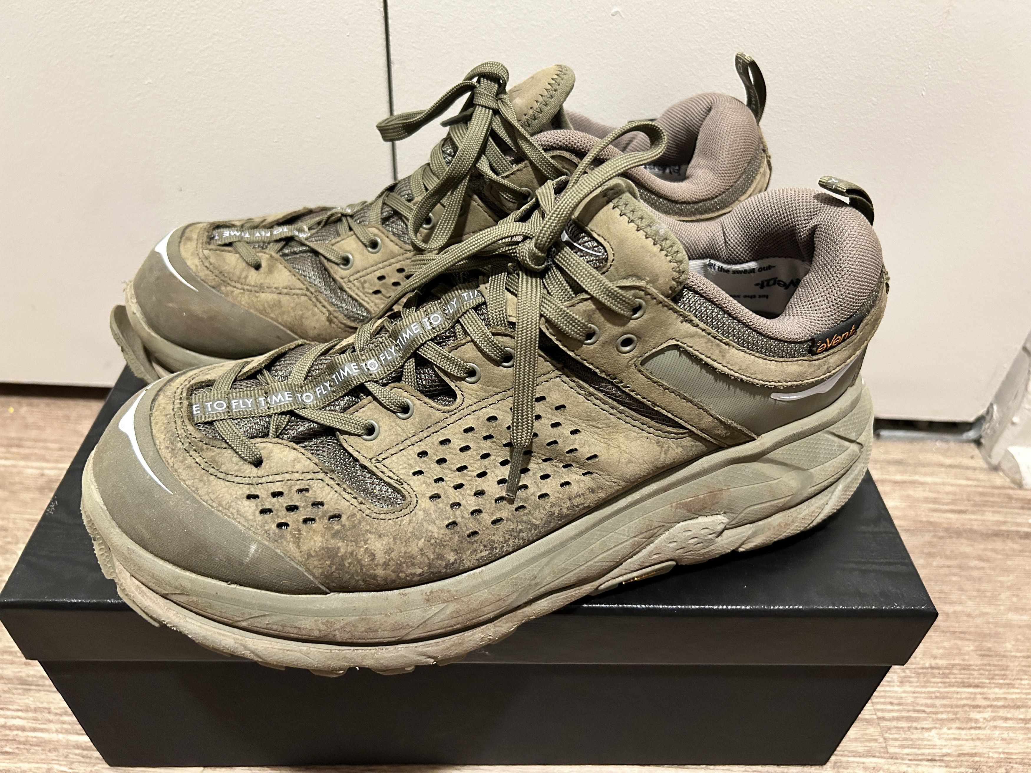 Hoka Hoka One One Tor Ultra Low WP JP Burnt Olive Size US 9.5 / EU 42-43 - 4 Thumbnail