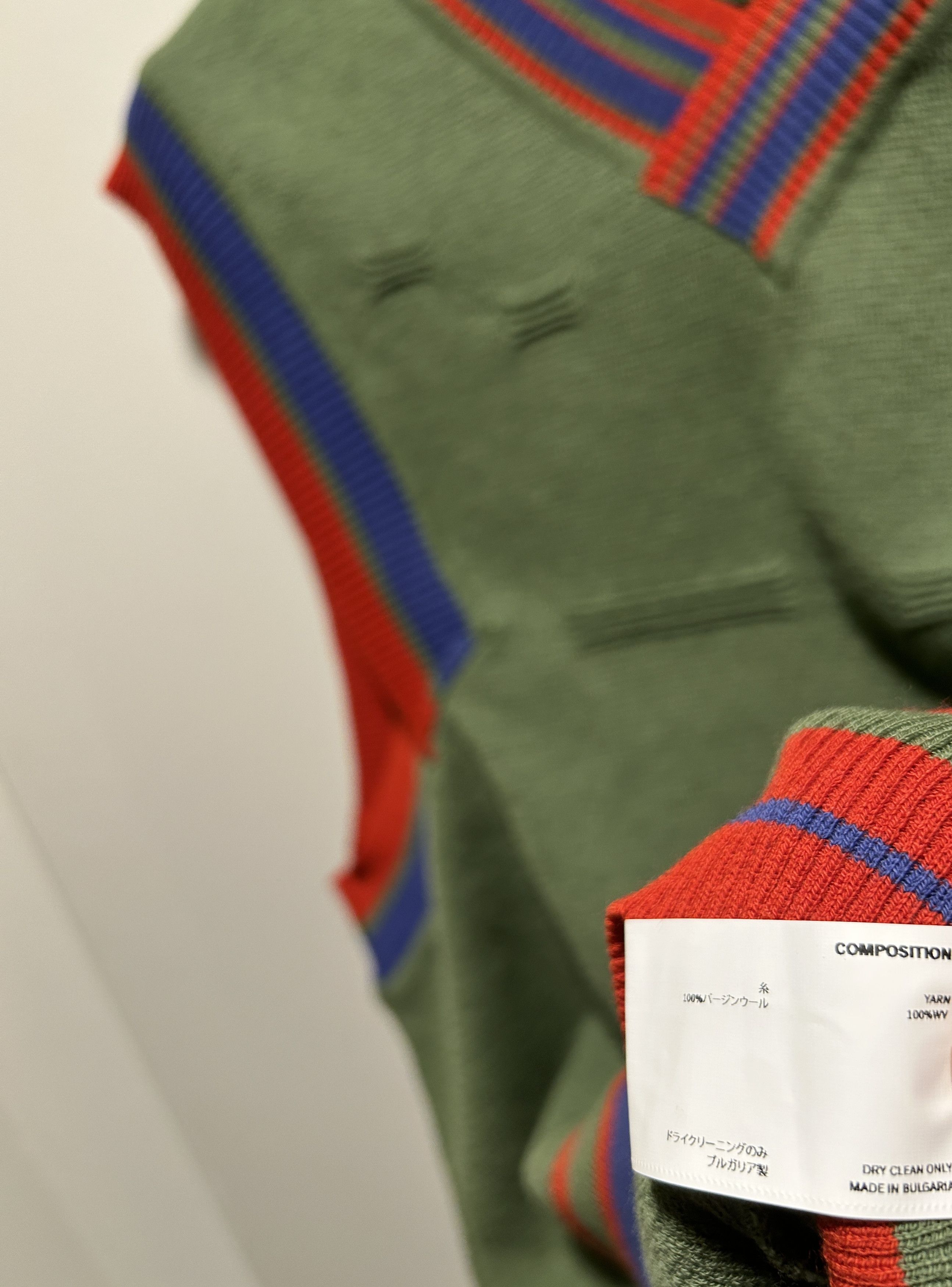 Kiko Kostadinov Dorset Stripe Wool Sweater Vest asymmetrical Size US M / EU 48-50 / 2 - 5 Thumbnail