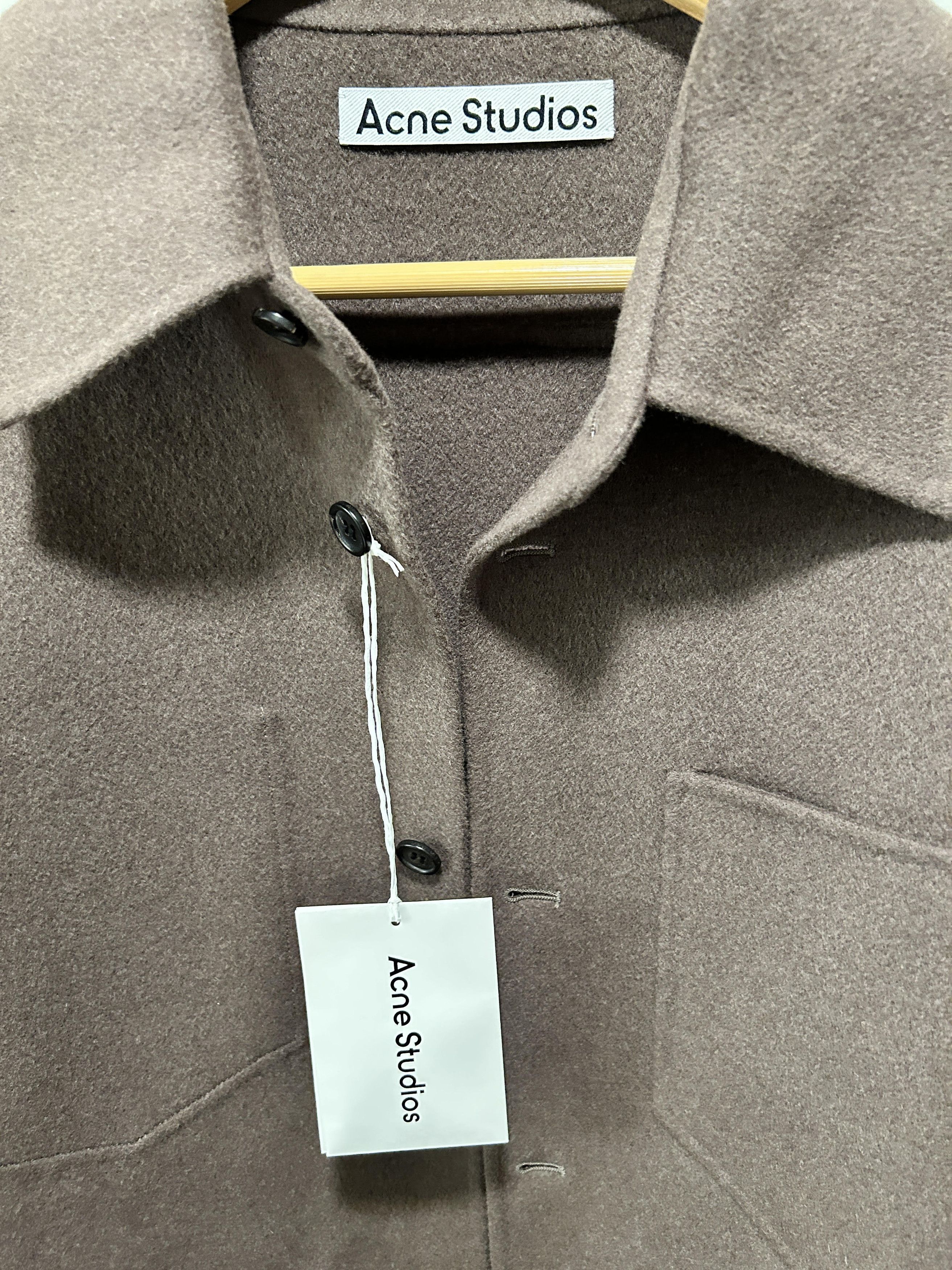 ACNE STUDIOS DOMEN DOUBLE JACKET - Brown