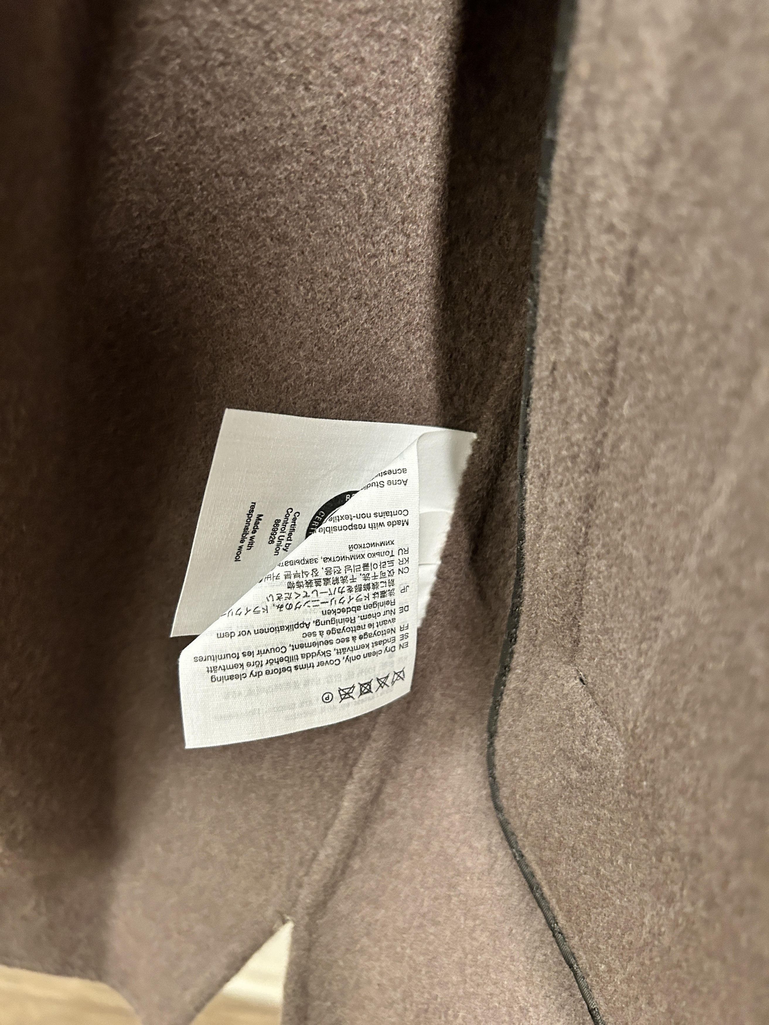 ACNE STUDIOS DOMEN DOUBLE JACKET - Brown