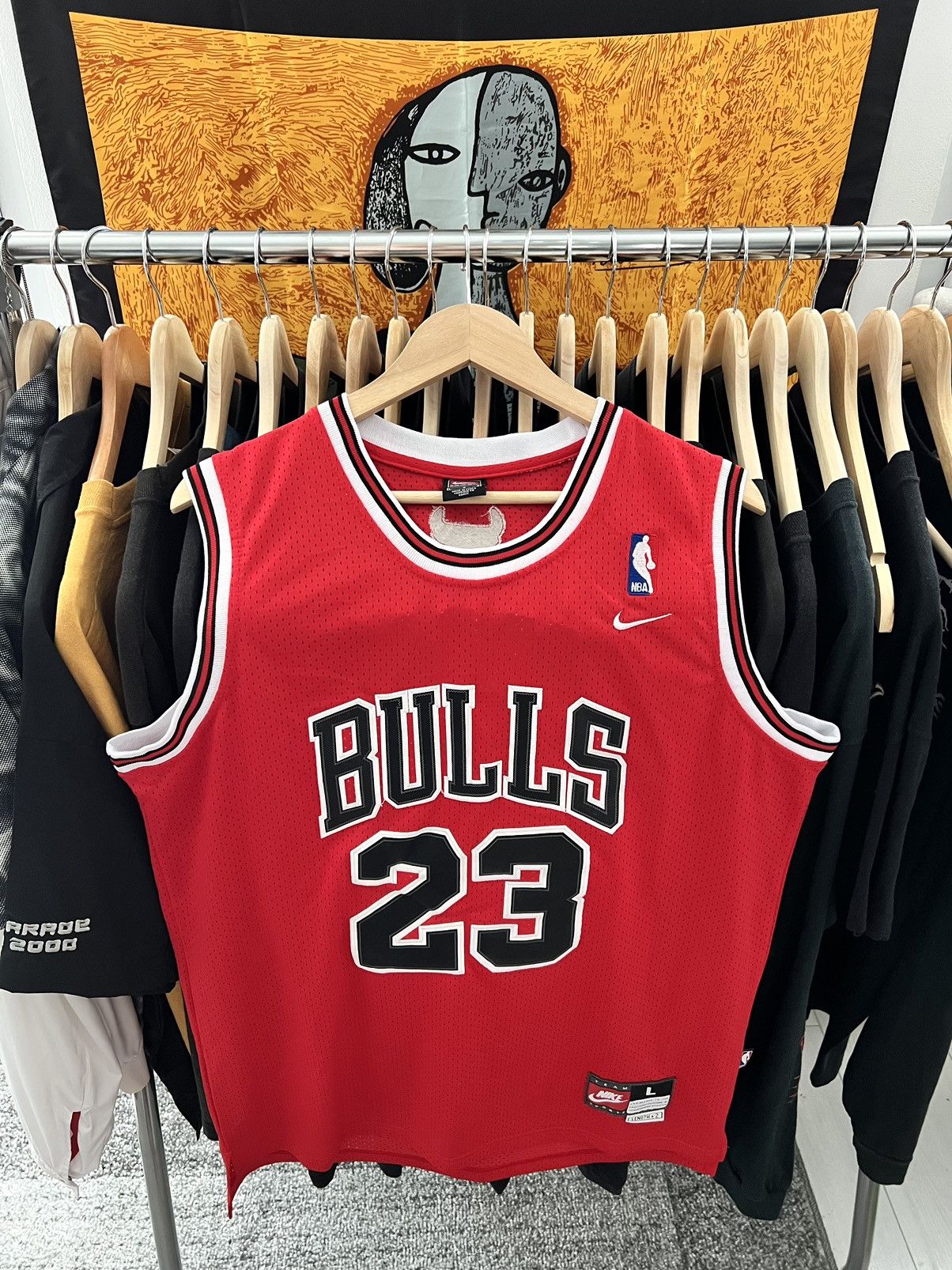 NBA Nike 1990s Vintage Chicago Bulls Jordan 23 Jersey Shirt Rare Size US L / EU 52-54 / 3 - 1 Thumbnail