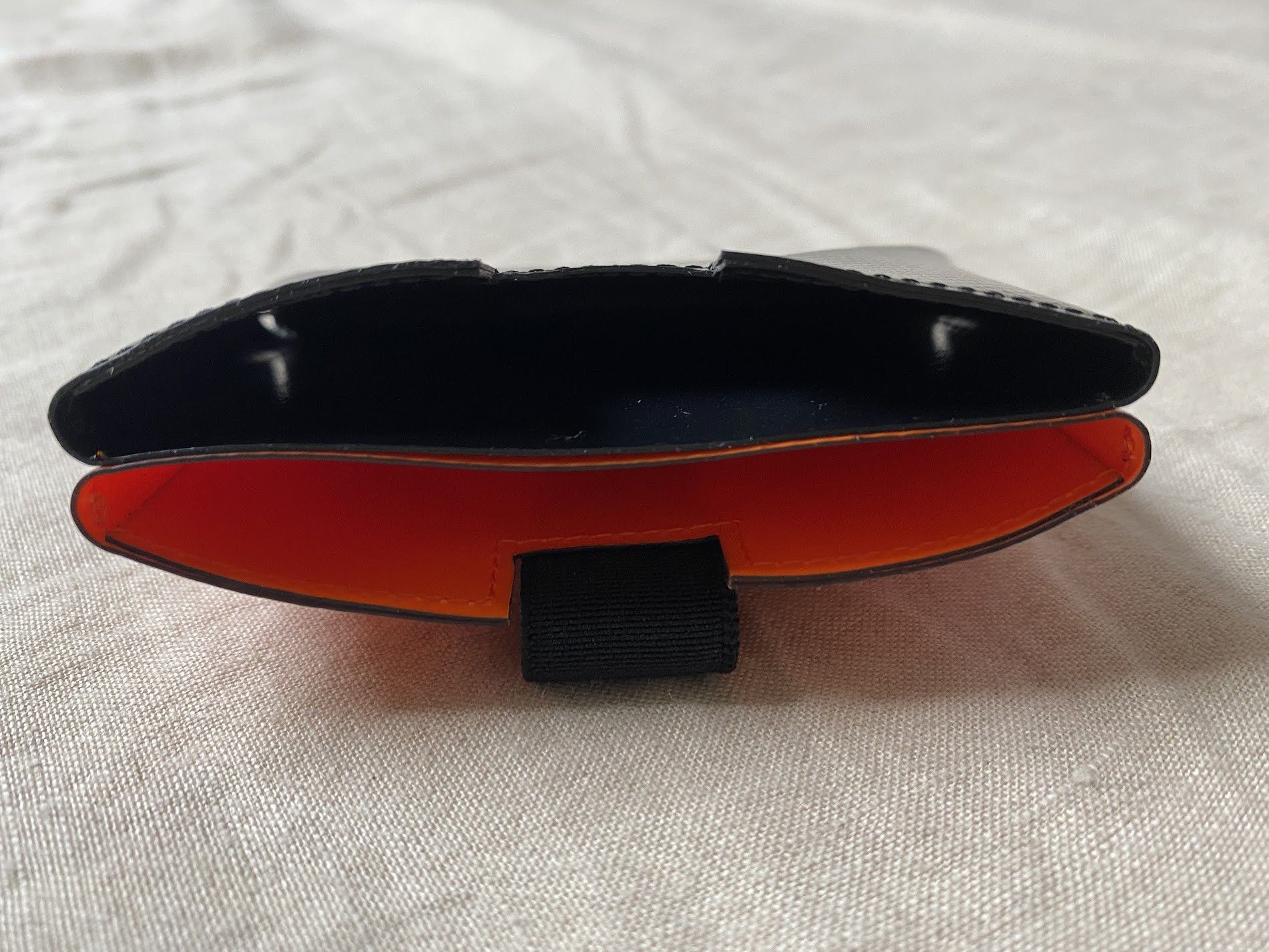 Marni Marni PVC Credit Card Case Black / Orange Trifold Size ONE SIZE - 3 Thumbnail
