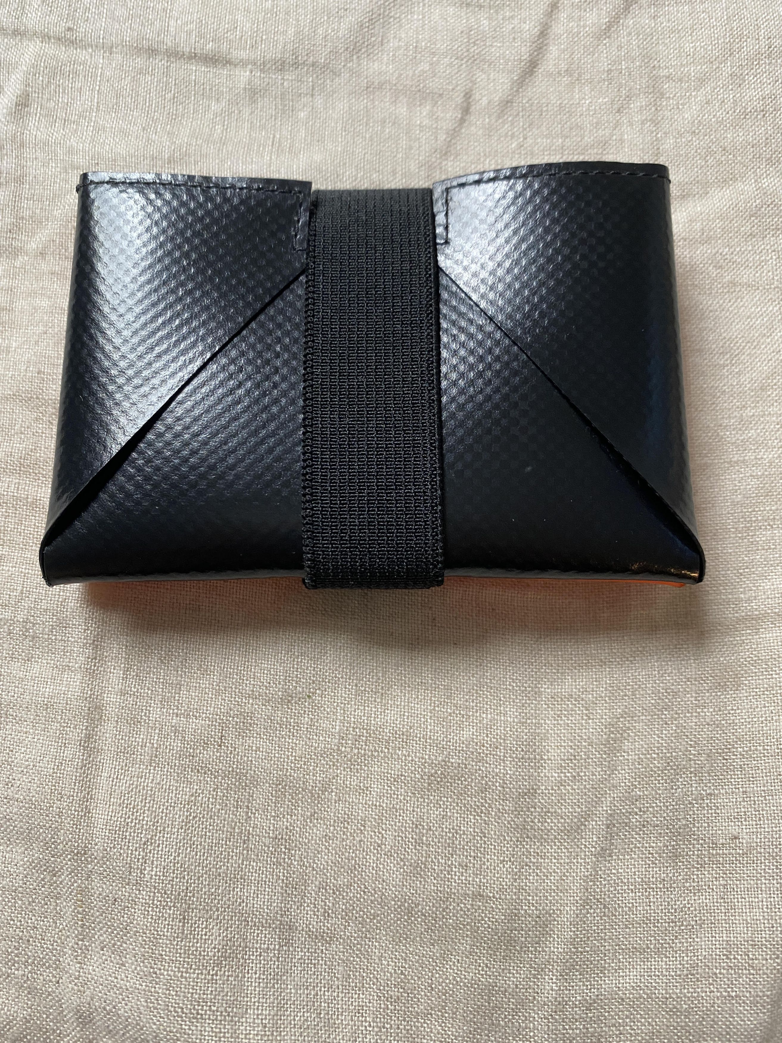 Marni Marni PVC Credit Card Case Black / Orange Trifold Size ONE SIZE - 4 Thumbnail