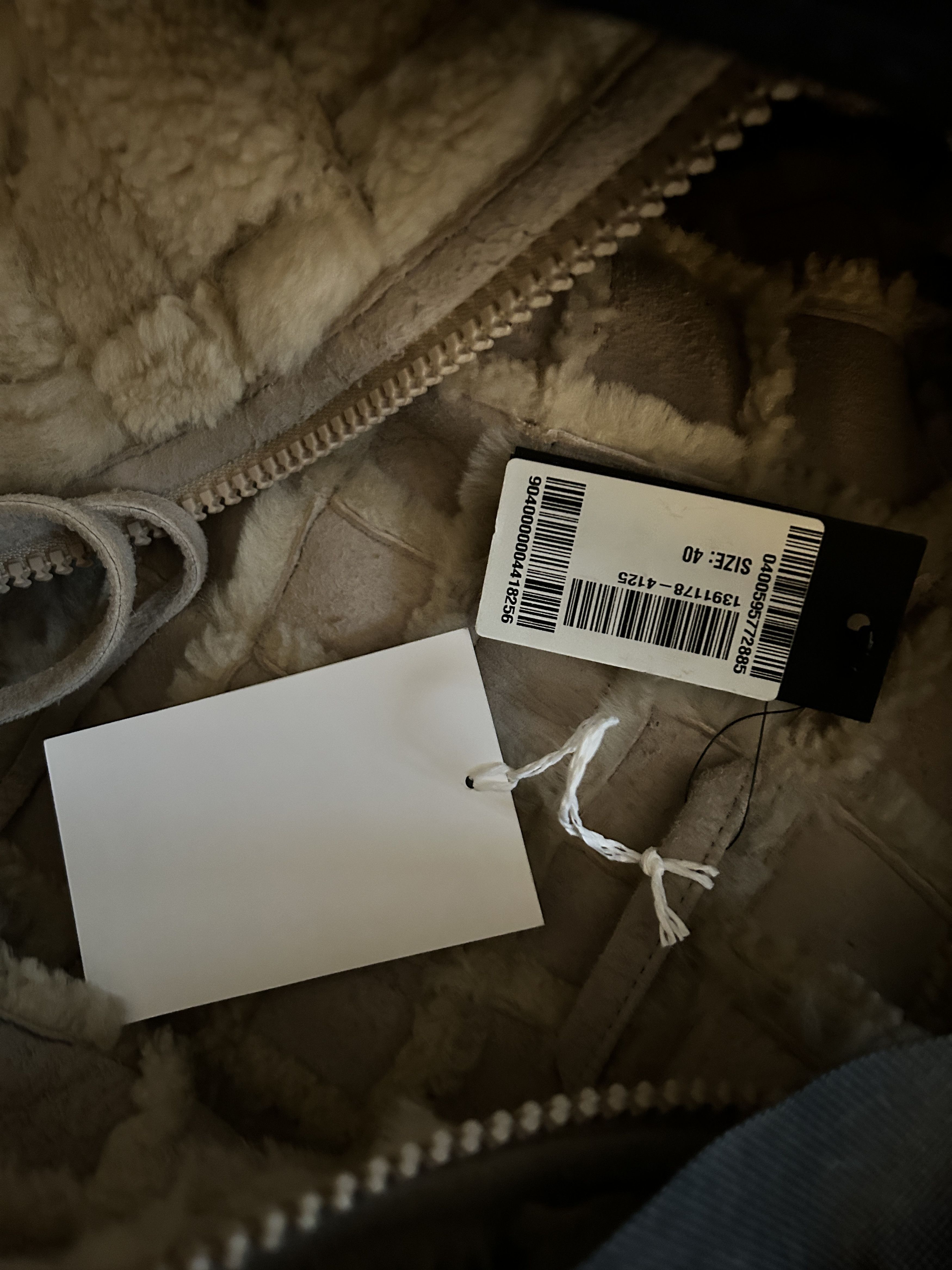 Acne Studios Acne Studios Cropped Shearling Jacket Beige size IT 40 Size M / US 6-8 / IT 42-44 - 7 Thumbnail