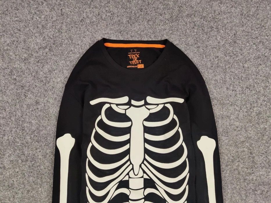 Japanese Brand Vintage Skeleton Phosphoric Print Long Sleeve sweatshirt Size US S / EU 44-46 / 1 - 4 Thumbnail