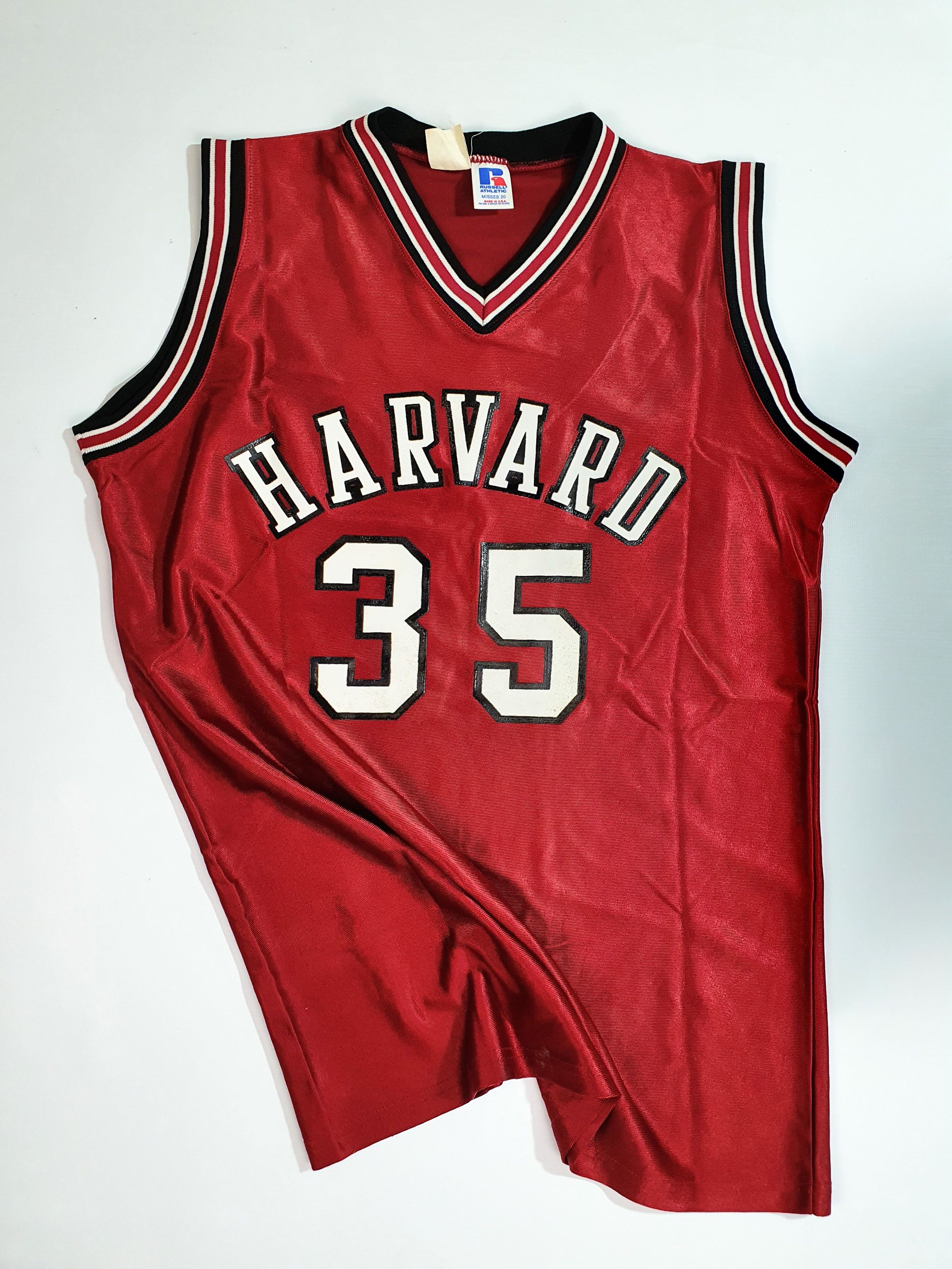 Russell Athletic Very Rare 80-90s Harvard Rubber Logo Vintage Jersey Size US M / EU 48-50 / 2 - 1 Thumbnail