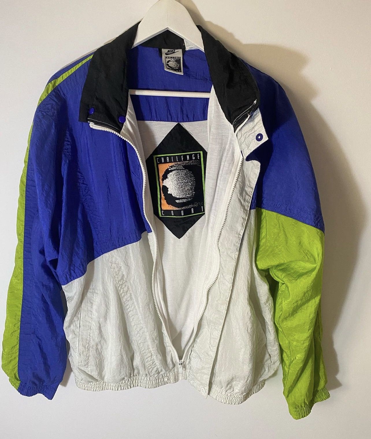 Sale Vintage Andre Agassi Nike Challenge Windbreaker Sz .M