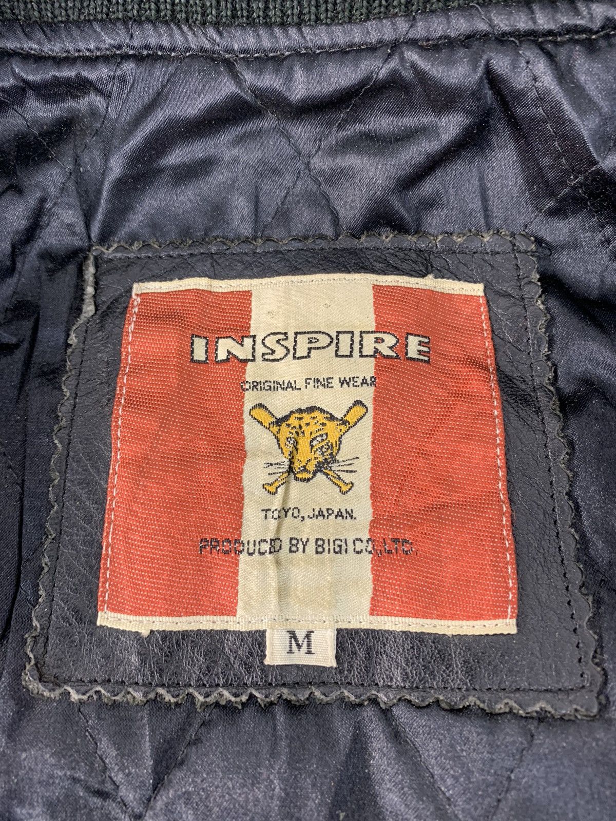 Leather Bigi Inspire Rifled Ball Embroidery Logo Padded Jacket Size US M / EU 48-50 / 2 - 8 Thumbnail