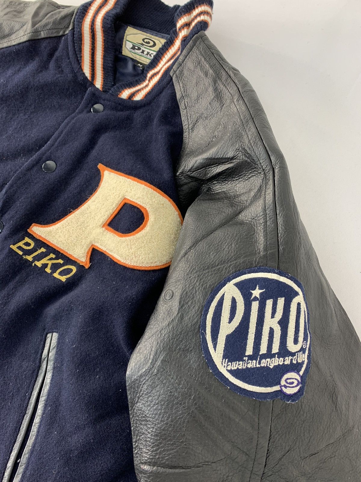 Japanese Brand Piko Hawaiian Longboard Wear Embroidery Logo Leather Sleeve Size US M / EU 48-50 / 2 - 4 Thumbnail